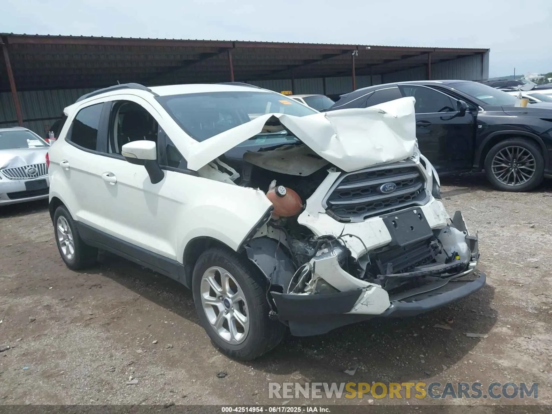 1 Photograph of a damaged car MAJ3S2GE7KC279748 FORD ECOSPORT 2019