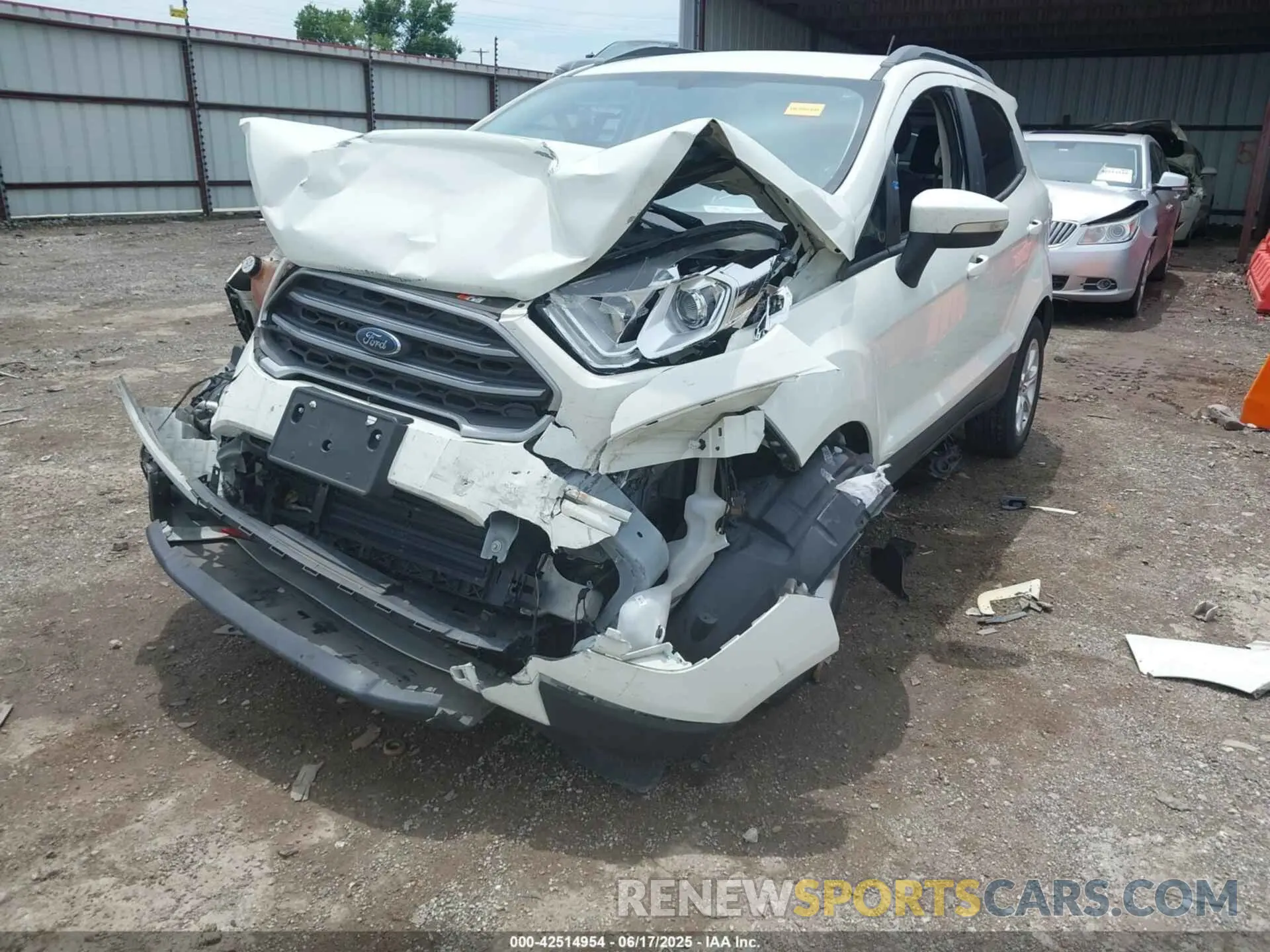 2 Photograph of a damaged car MAJ3S2GE7KC279748 FORD ECOSPORT 2019