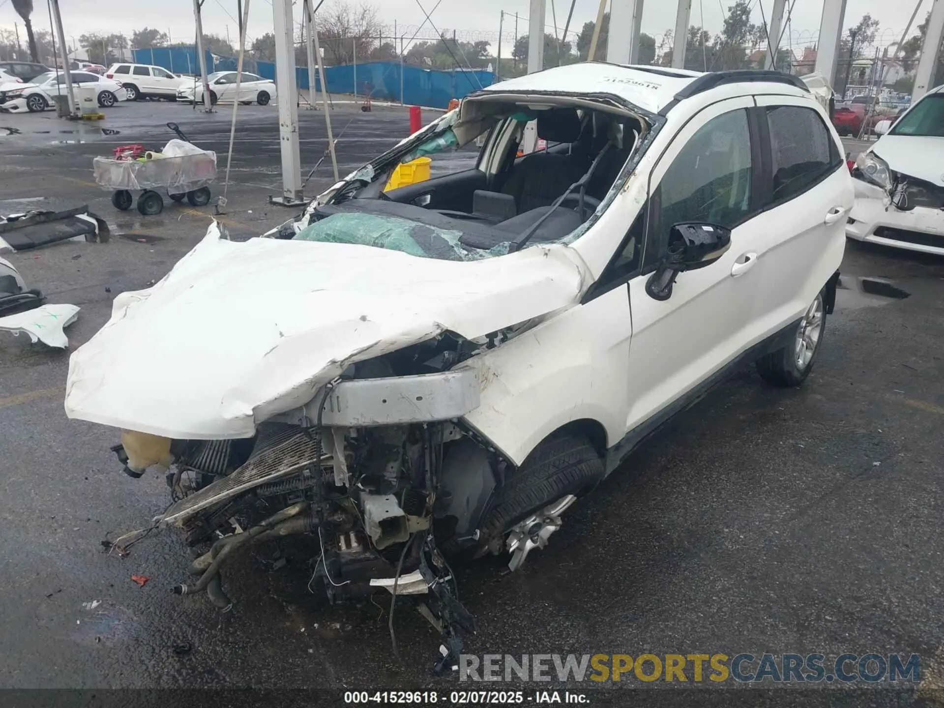 2 Photograph of a damaged car MAJ3S2GE7KC280222 FORD ECOSPORT 2019