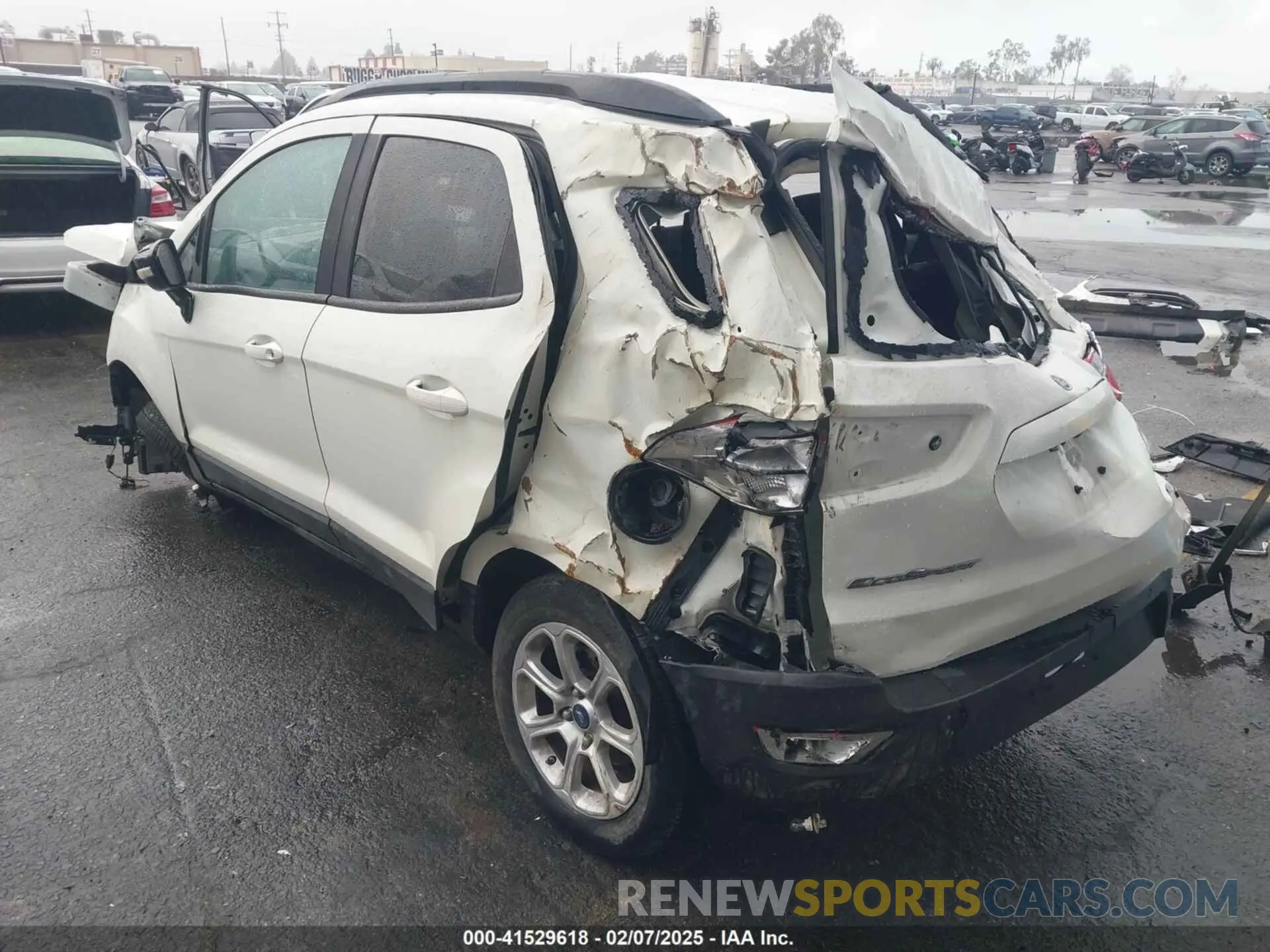 3 Photograph of a damaged car MAJ3S2GE7KC280222 FORD ECOSPORT 2019