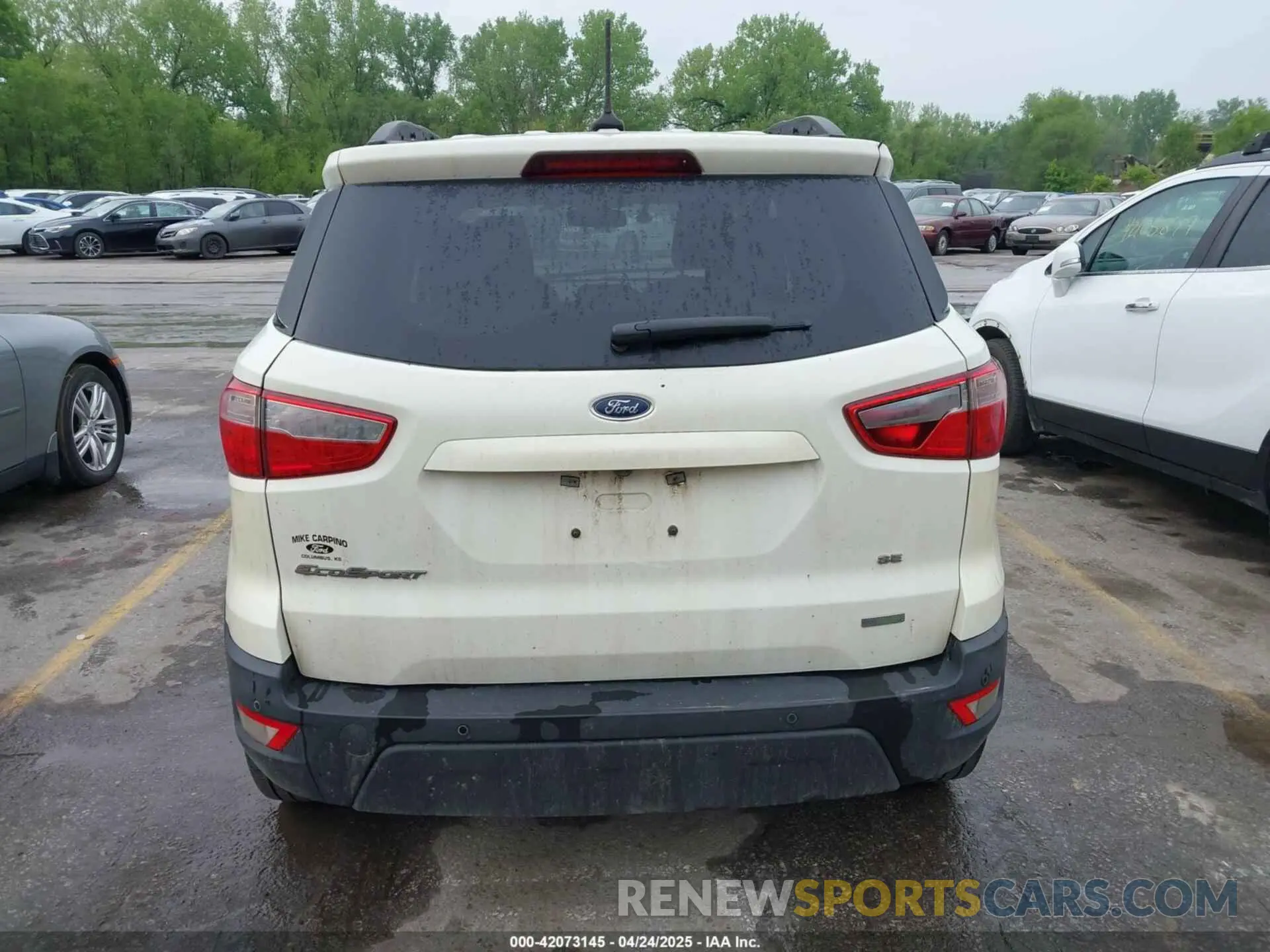 16 Photograph of a damaged car MAJ3S2GE7KC290961 FORD ECOSPORT 2019