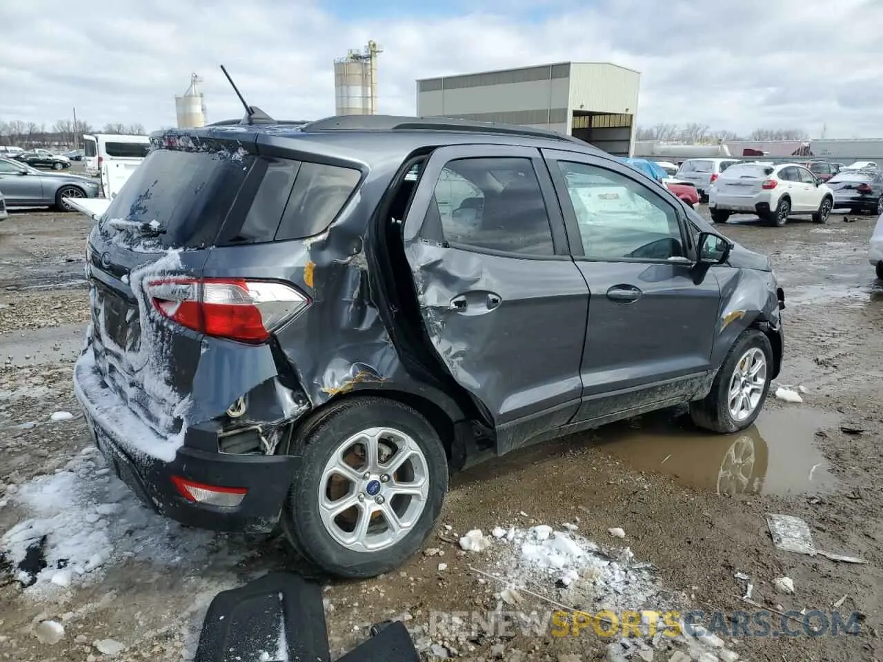 3 Photograph of a damaged car MAJ3S2GE7KC299109 FORD ECOSPORT 2019