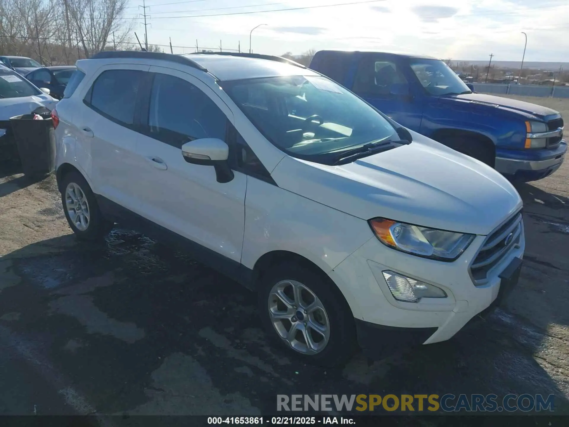 1 Photograph of a damaged car MAJ3S2GE7KC304339 FORD ECOSPORT 2019