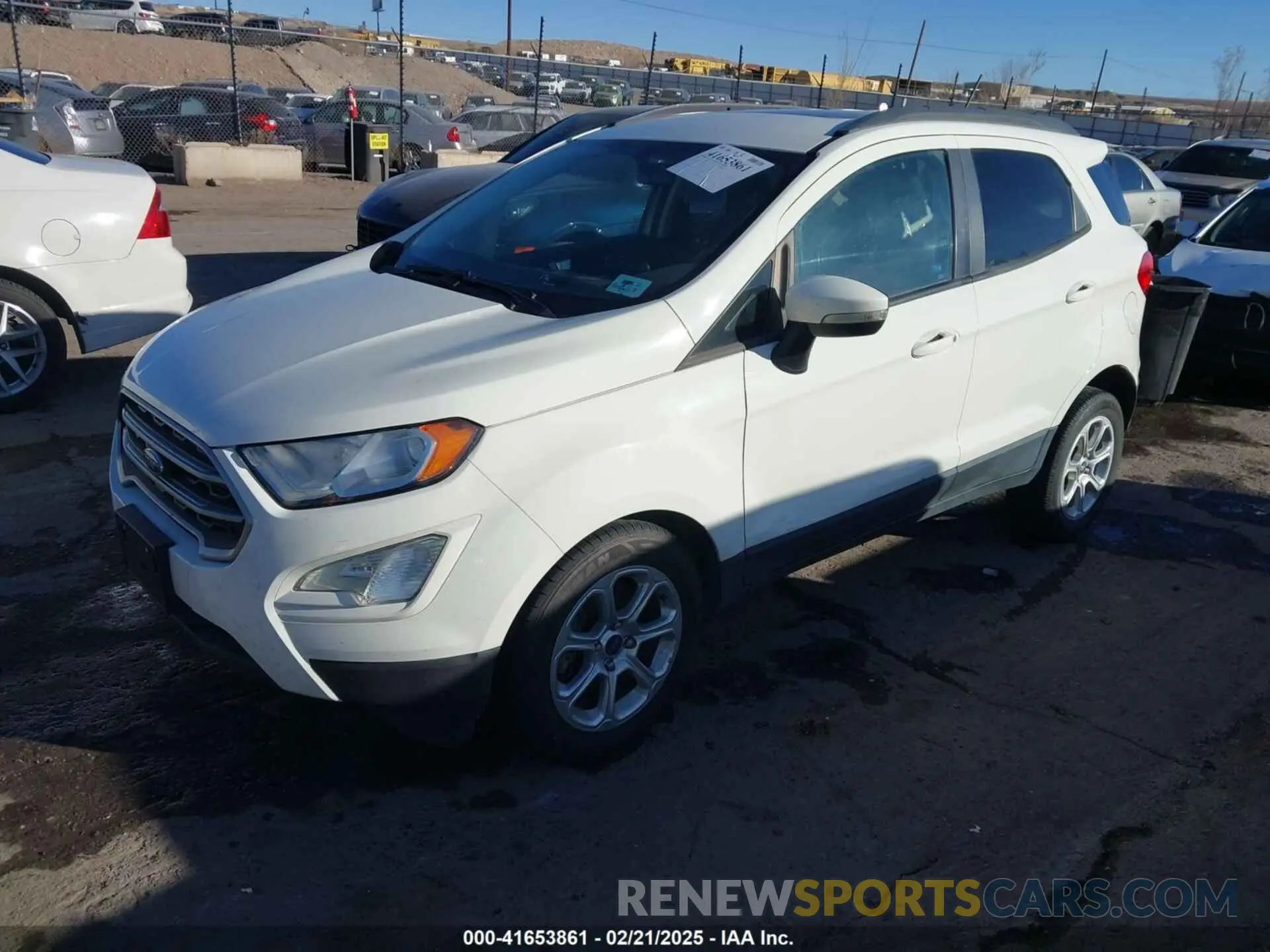 2 Photograph of a damaged car MAJ3S2GE7KC304339 FORD ECOSPORT 2019