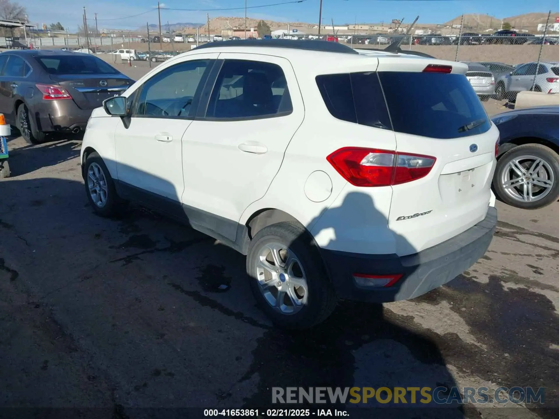 3 Photograph of a damaged car MAJ3S2GE7KC304339 FORD ECOSPORT 2019