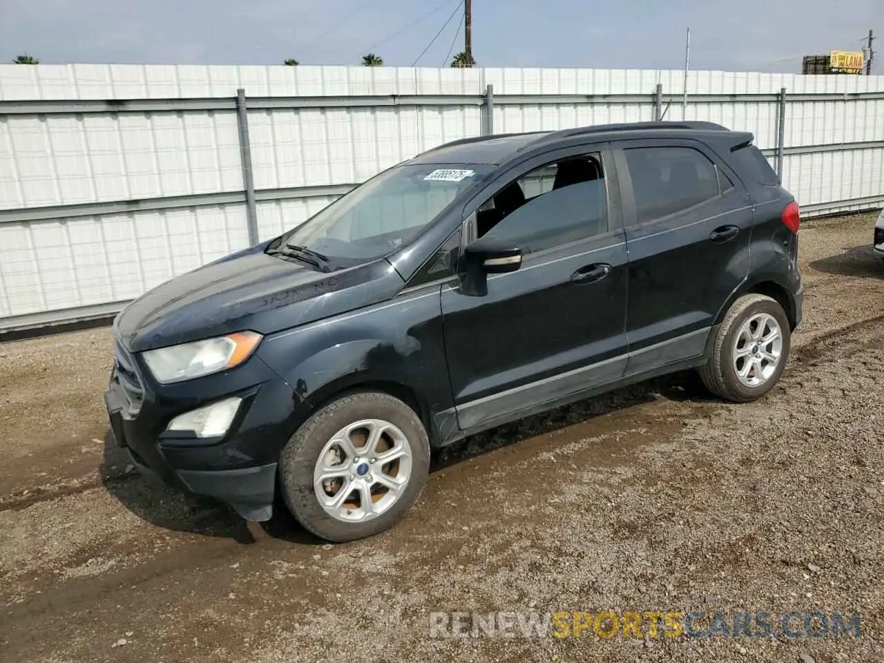 1 Photograph of a damaged car MAJ3S2GE8KC267317 FORD ECOSPORT 2019