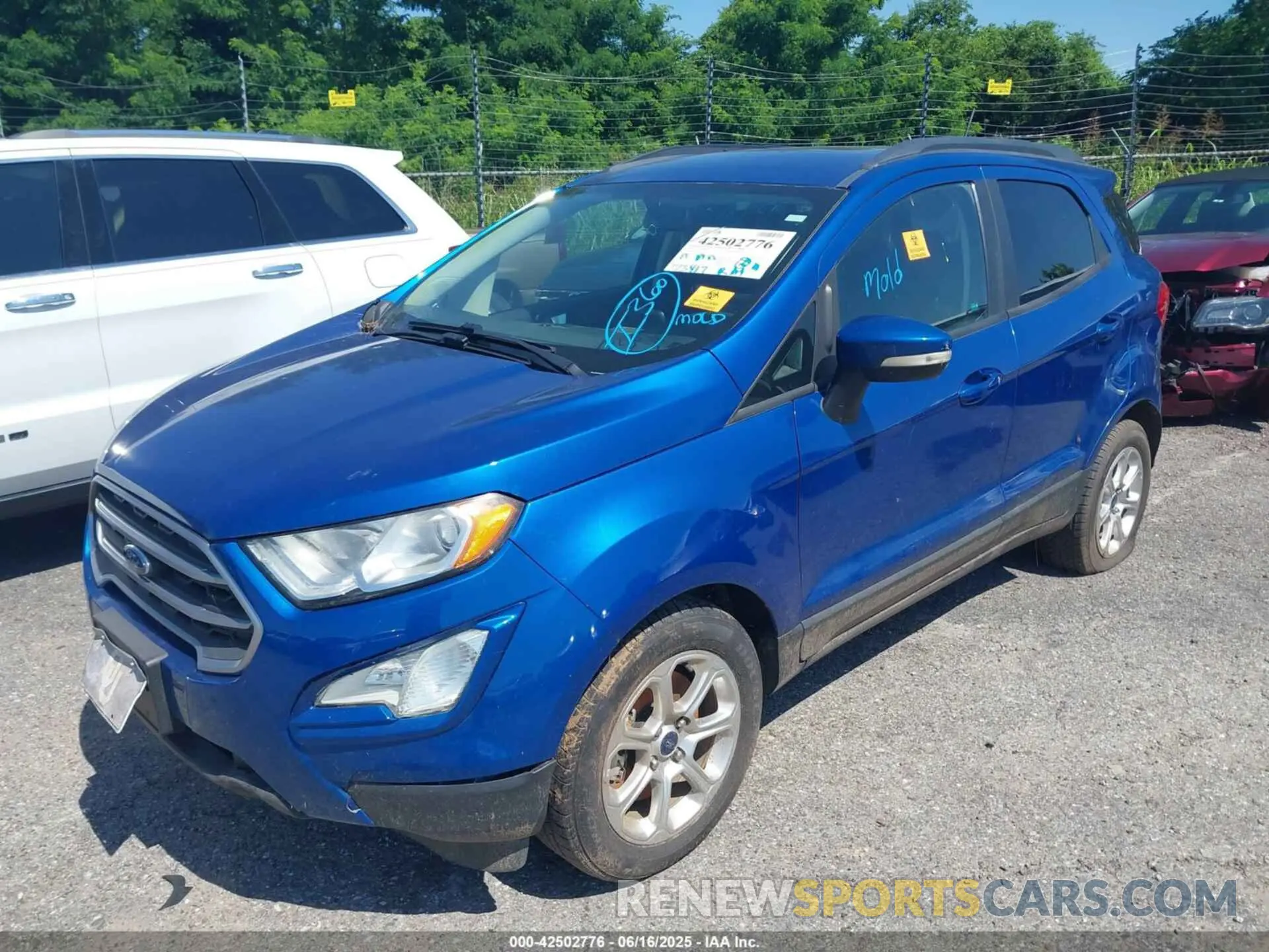 2 Photograph of a damaged car MAJ3S2GE8KC291617 FORD ECOSPORT 2019