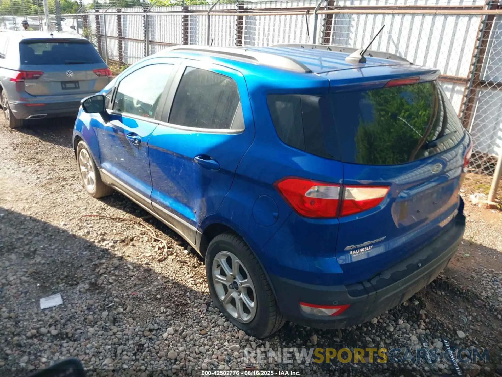 3 Photograph of a damaged car MAJ3S2GE8KC291617 FORD ECOSPORT 2019