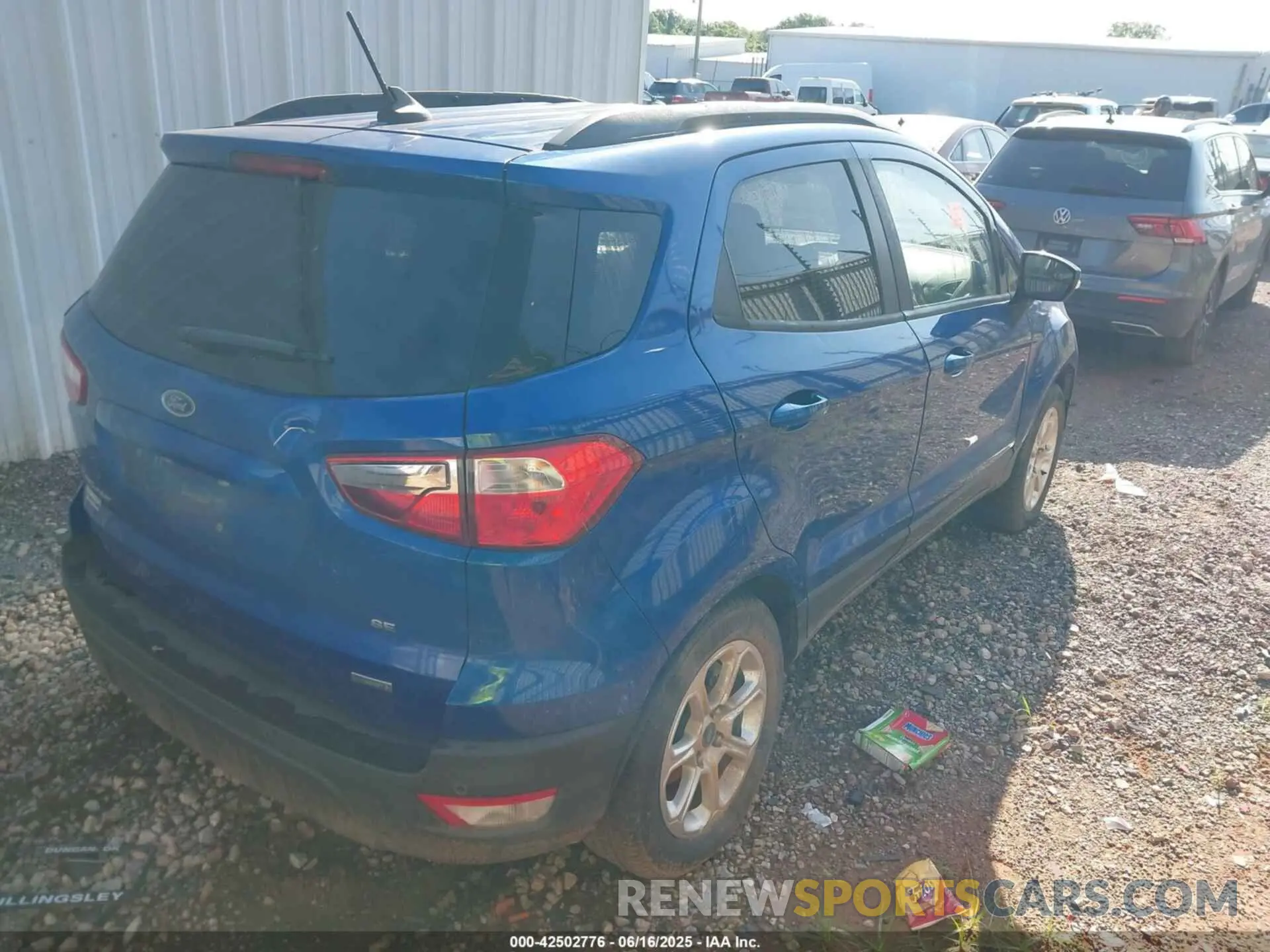 4 Photograph of a damaged car MAJ3S2GE8KC291617 FORD ECOSPORT 2019
