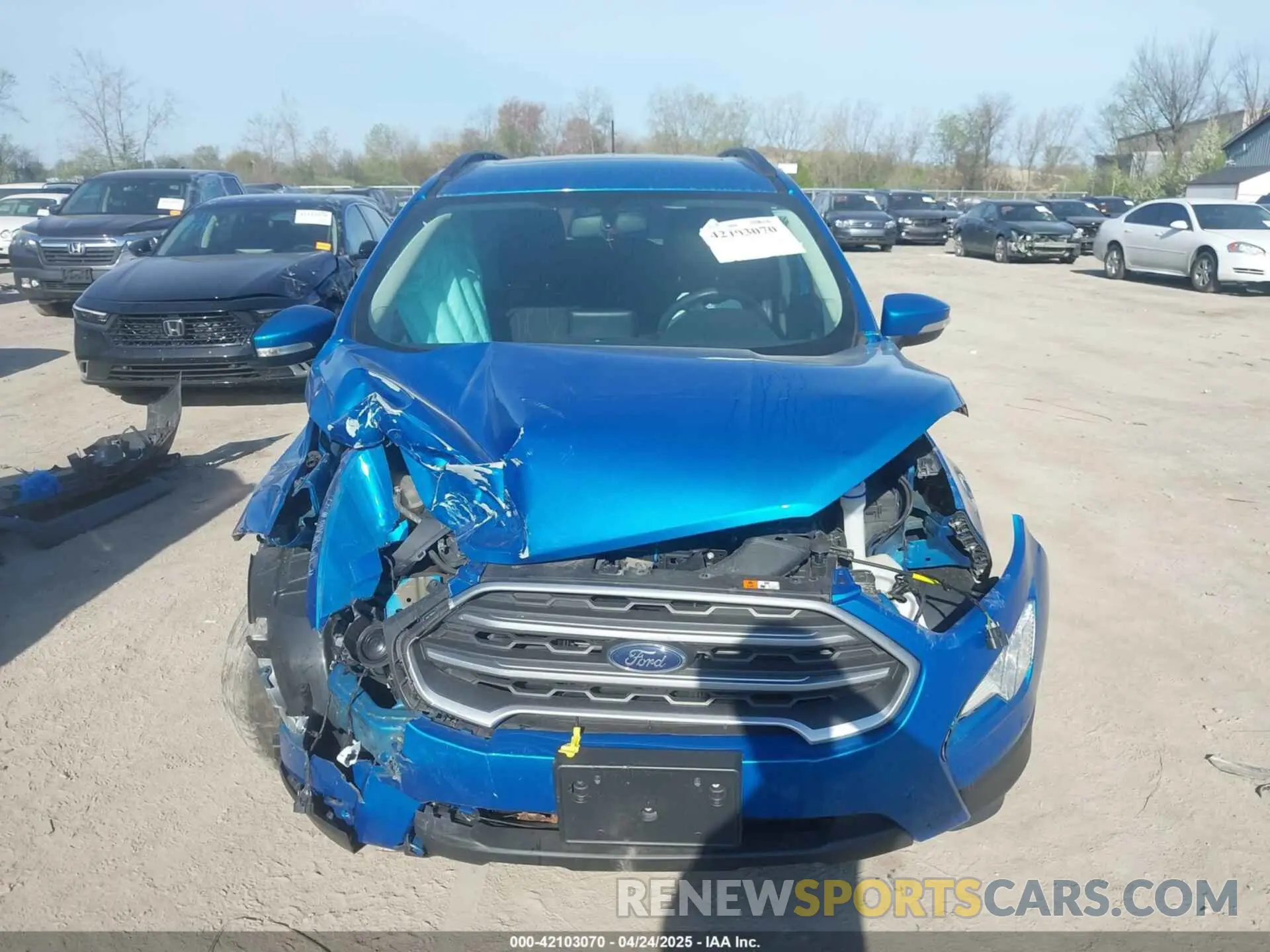 12 Photograph of a damaged car MAJ3S2GE9KC280576 FORD ECOSPORT 2019
