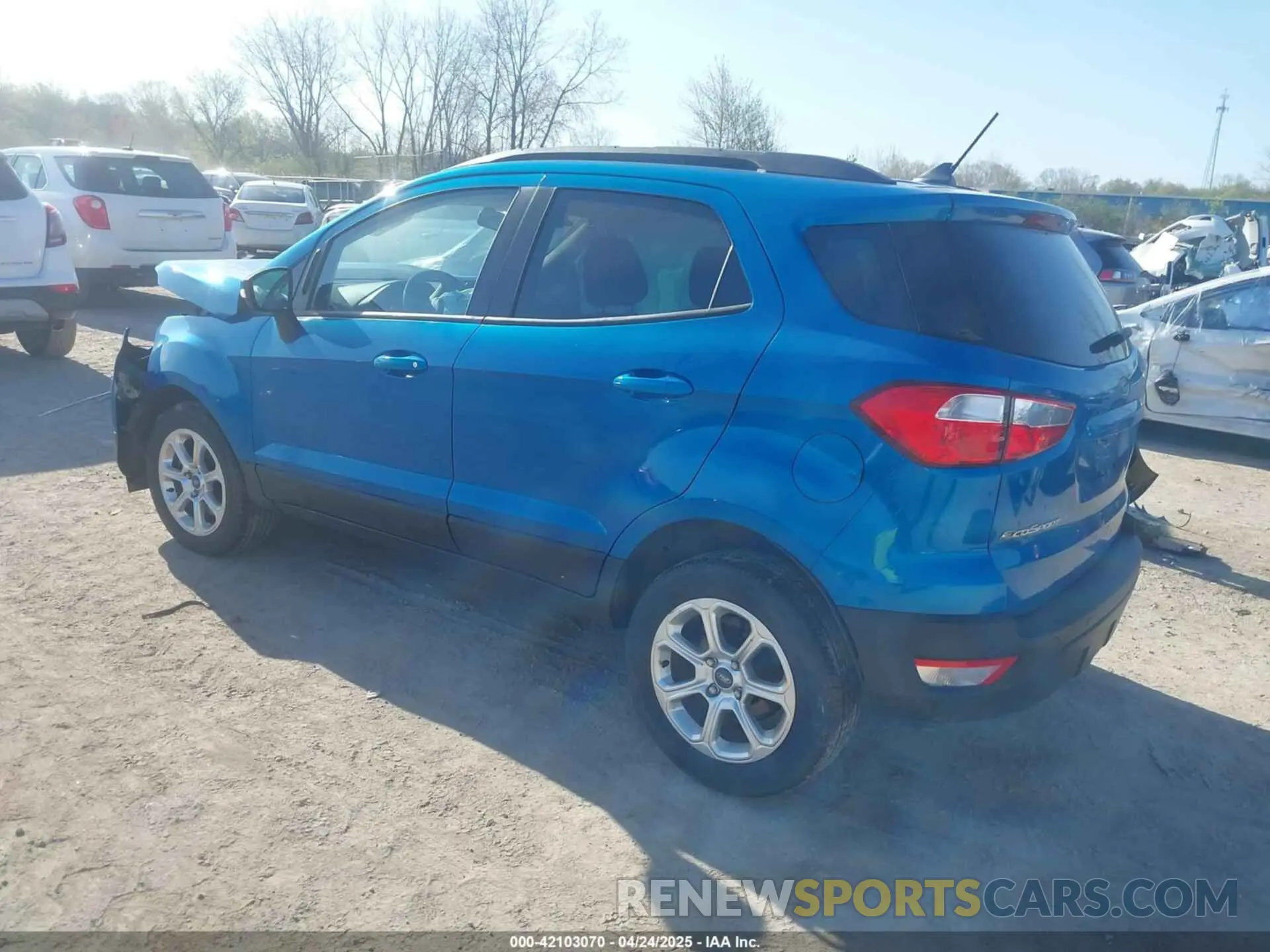 3 Photograph of a damaged car MAJ3S2GE9KC280576 FORD ECOSPORT 2019