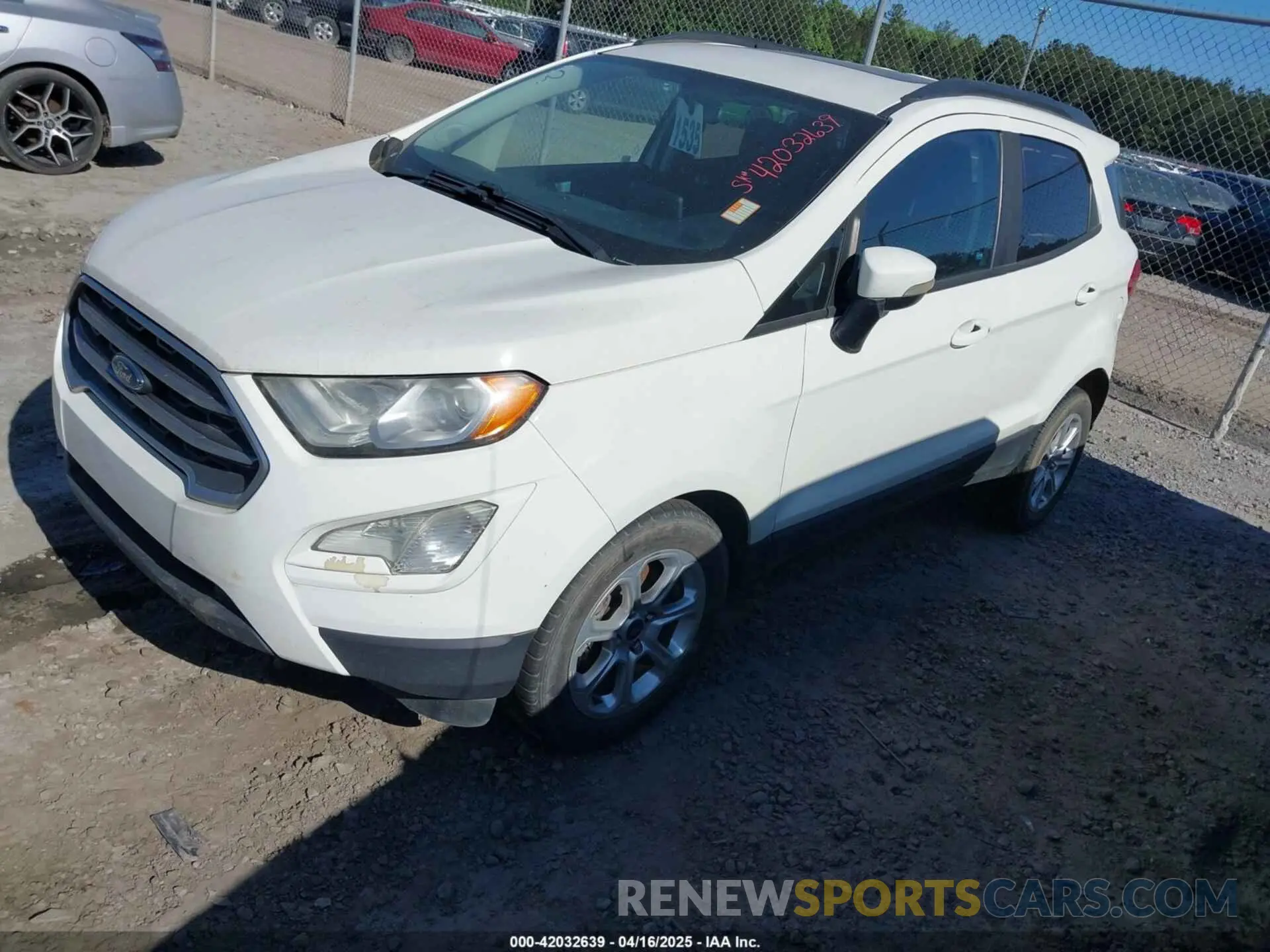 2 Photograph of a damaged car MAJ3S2GEXKC270428 FORD ECOSPORT 2019