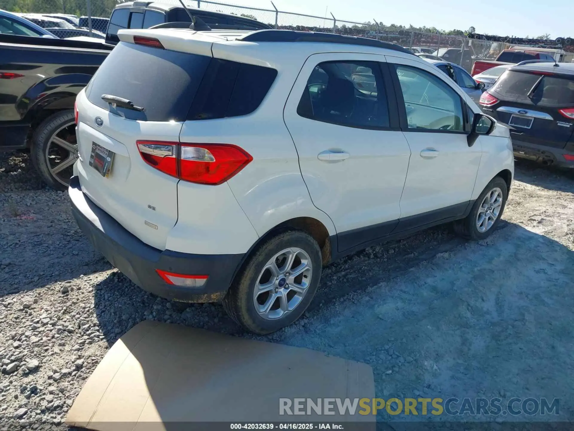 4 Photograph of a damaged car MAJ3S2GEXKC270428 FORD ECOSPORT 2019
