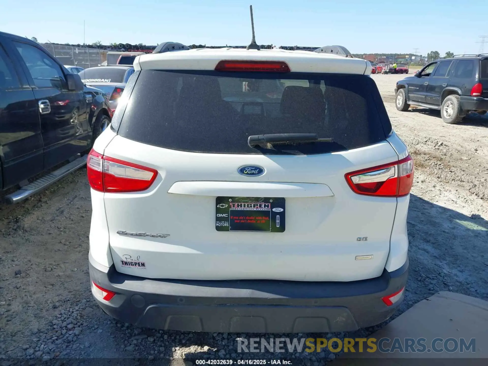 6 Photograph of a damaged car MAJ3S2GEXKC270428 FORD ECOSPORT 2019