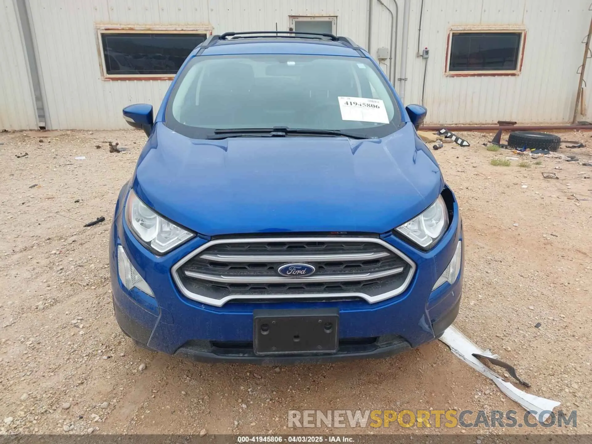 12 Photograph of a damaged car MAJ3S2GEXKC308269 FORD ECOSPORT 2019