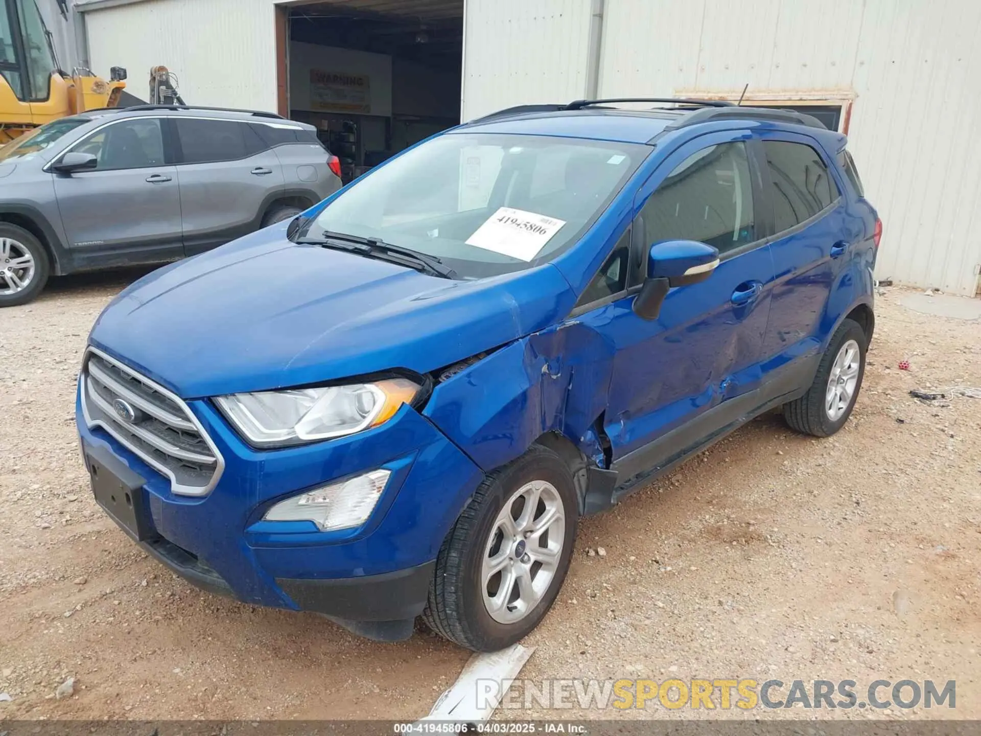 2 Photograph of a damaged car MAJ3S2GEXKC308269 FORD ECOSPORT 2019