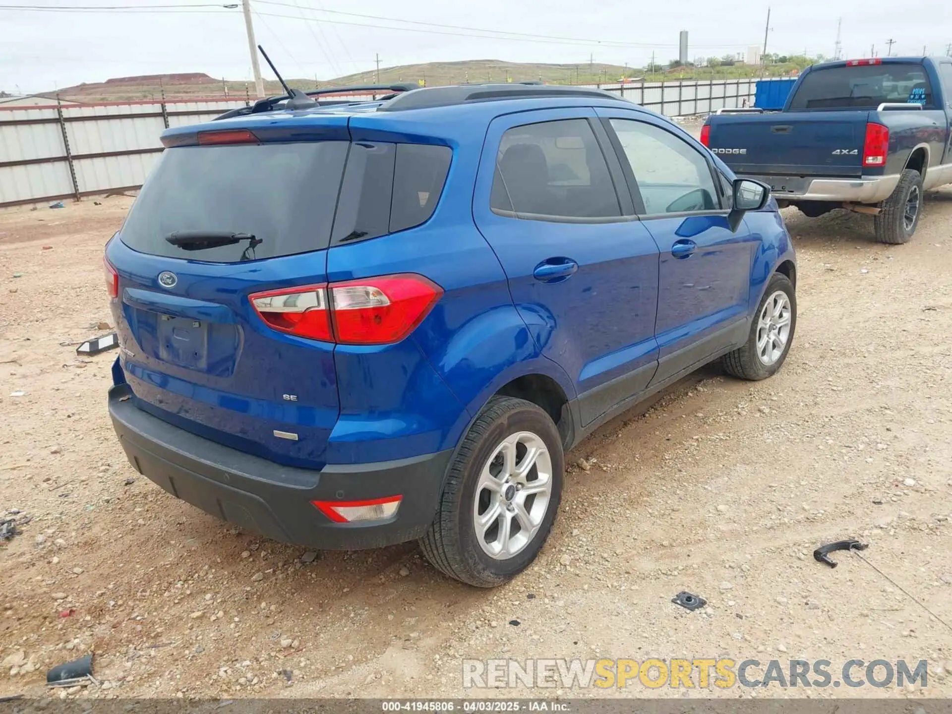 4 Photograph of a damaged car MAJ3S2GEXKC308269 FORD ECOSPORT 2019