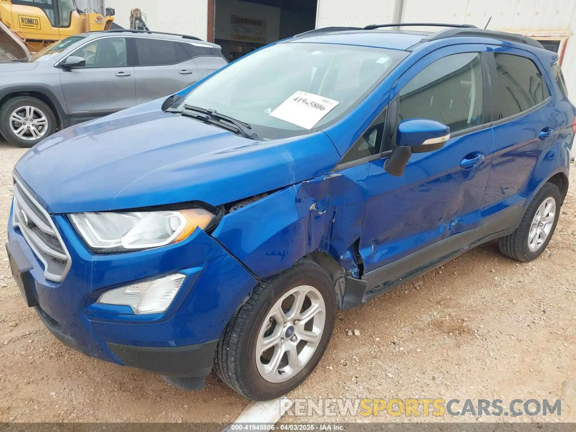 6 Photograph of a damaged car MAJ3S2GEXKC308269 FORD ECOSPORT 2019