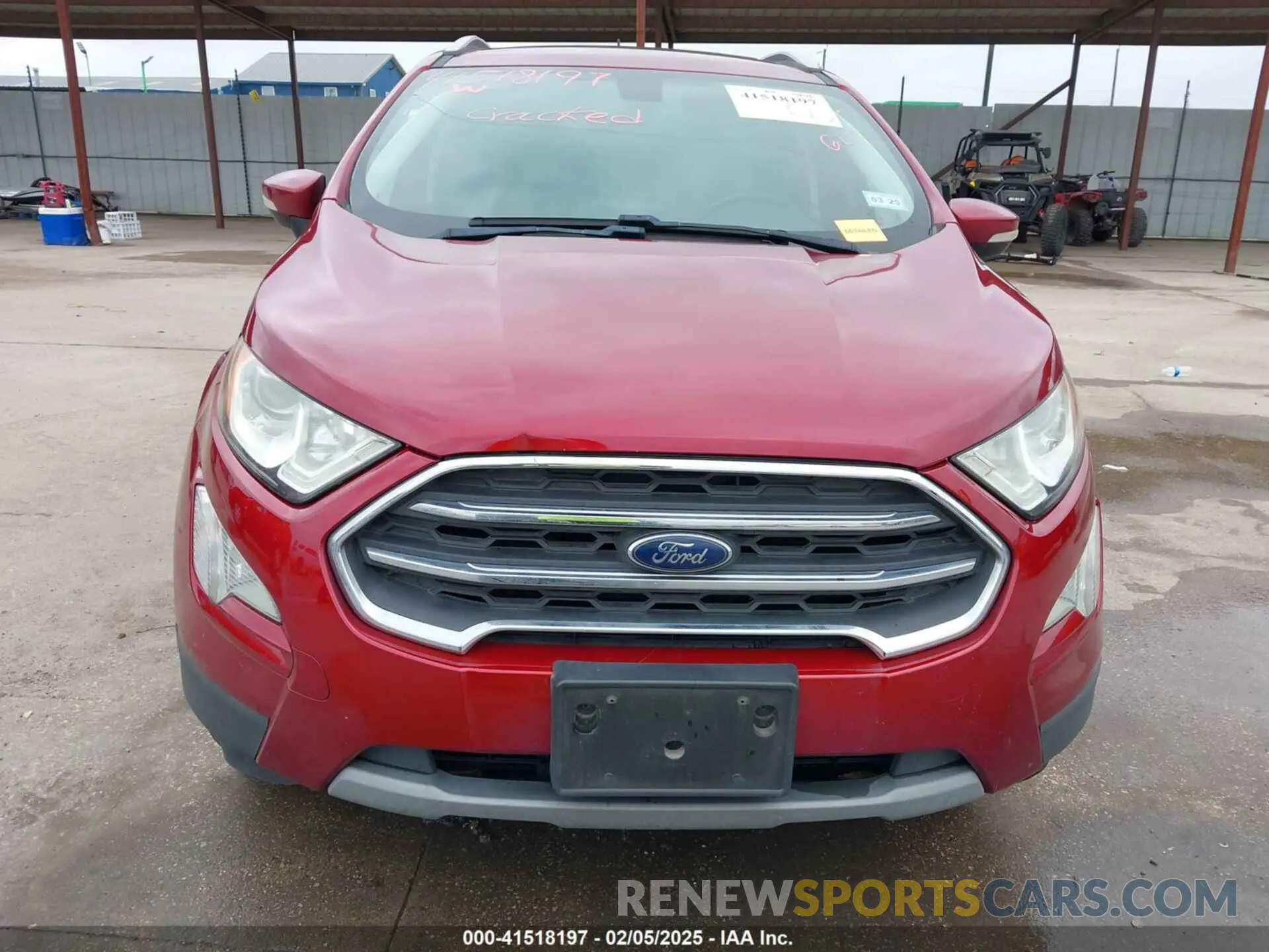 12 Photograph of a damaged car MAJ3S2KE1KC292518 FORD ECOSPORT 2019