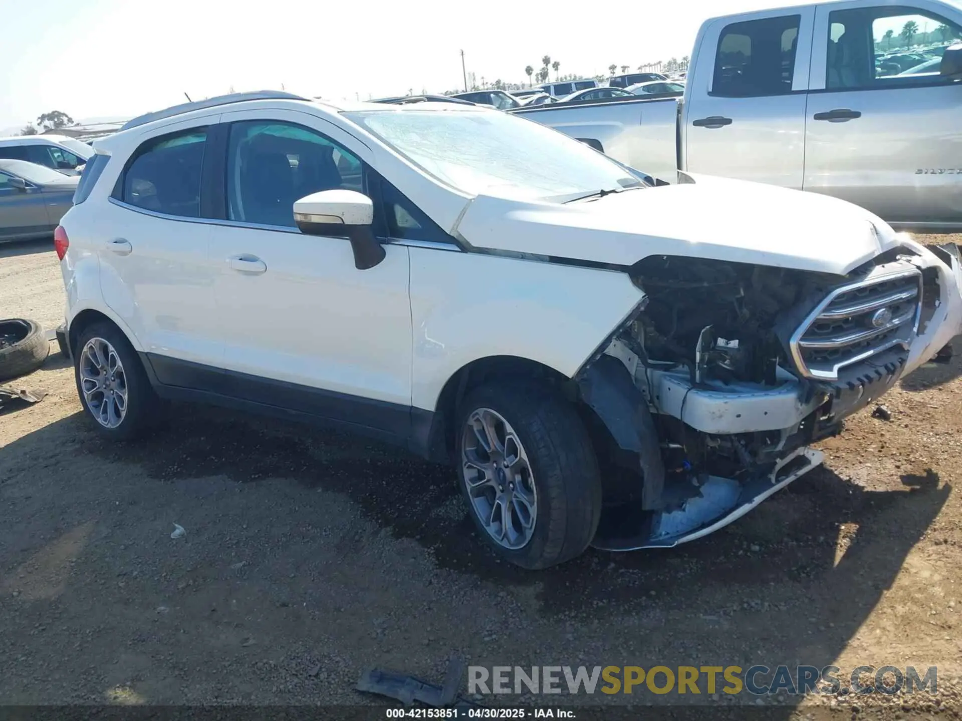 1 Photograph of a damaged car MAJ3S2KE4KC276734 FORD ECOSPORT 2019