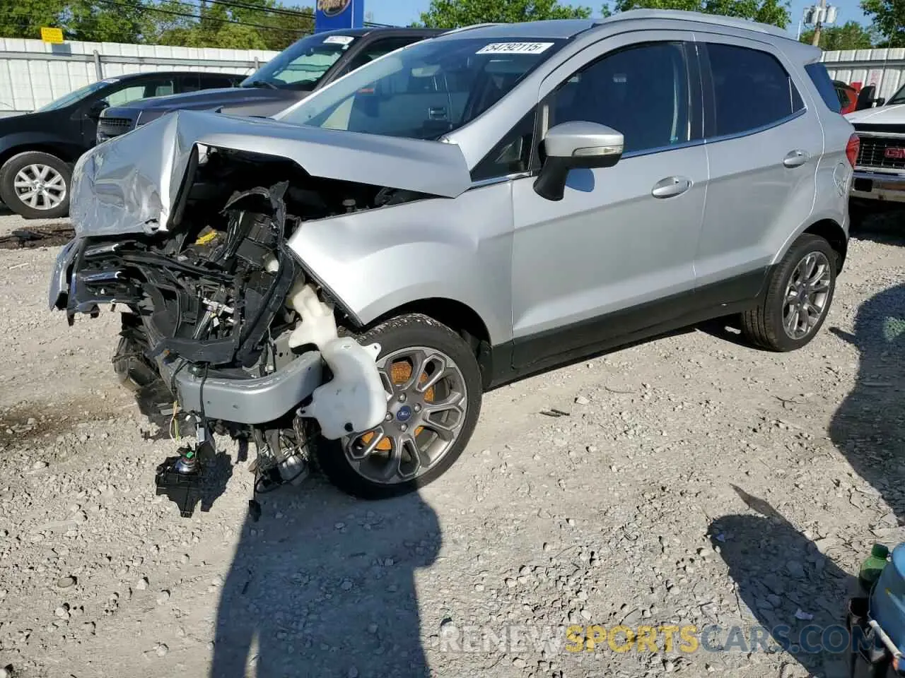 1 Photograph of a damaged car MAJ3S2KE5KC253317 FORD ECOSPORT 2019