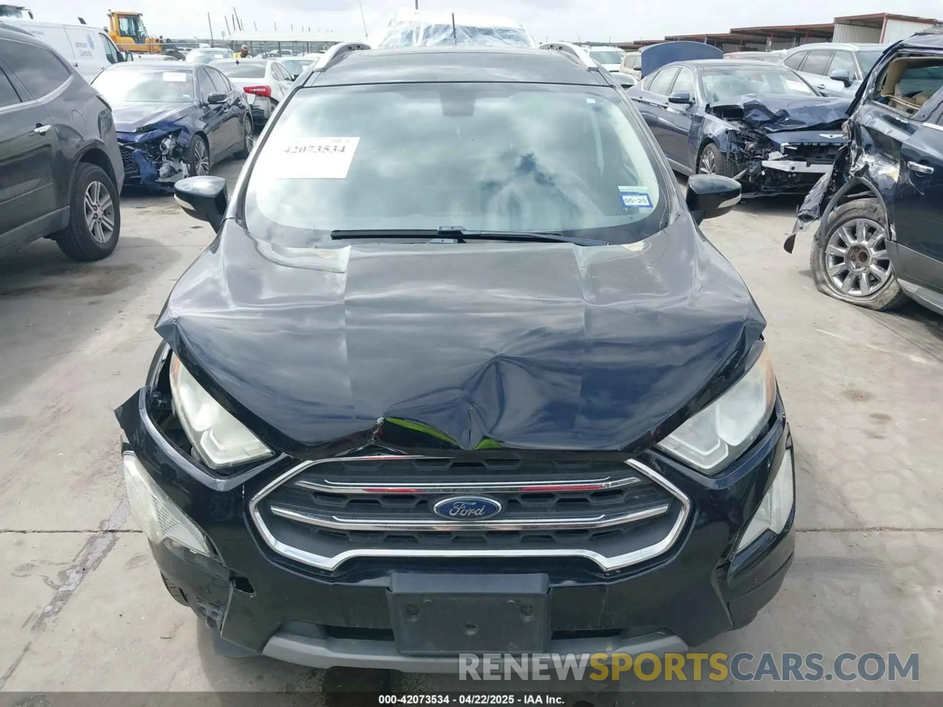 12 Photograph of a damaged car MAJ3S2KE5KC267816 FORD ECOSPORT 2019