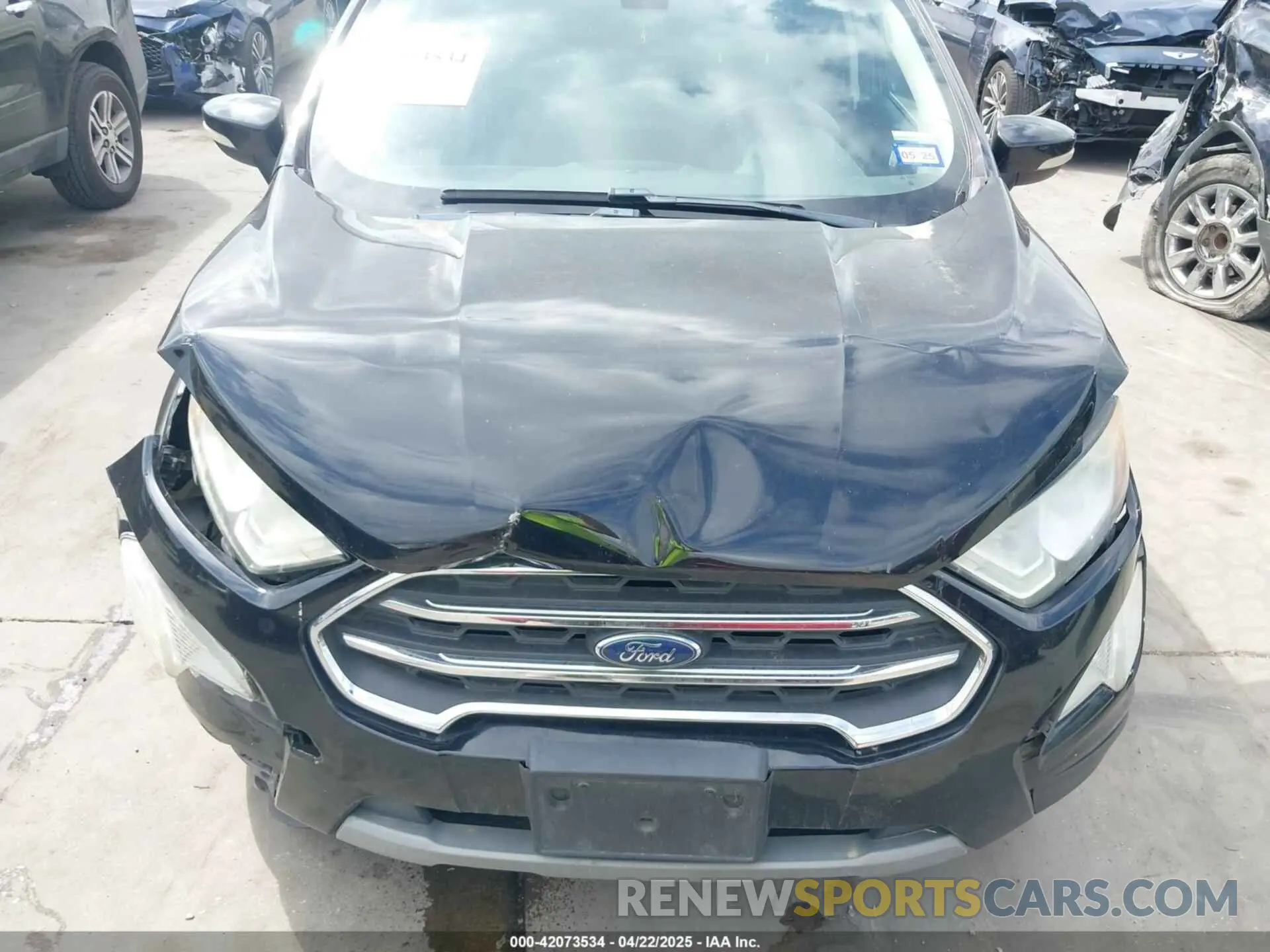 6 Photograph of a damaged car MAJ3S2KE5KC267816 FORD ECOSPORT 2019