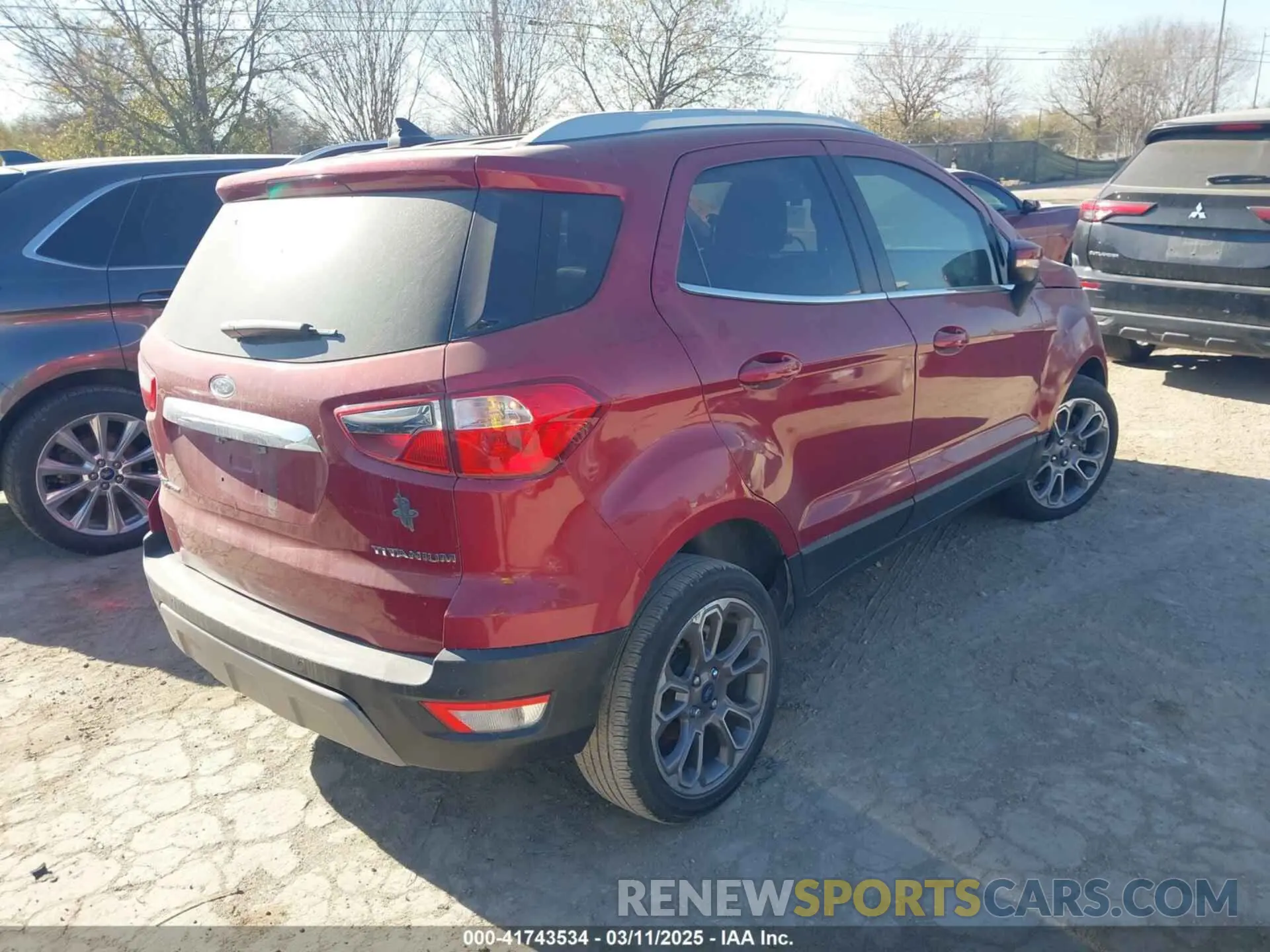 4 Photograph of a damaged car MAJ3S2KEXKC272574 FORD ECOSPORT 2019