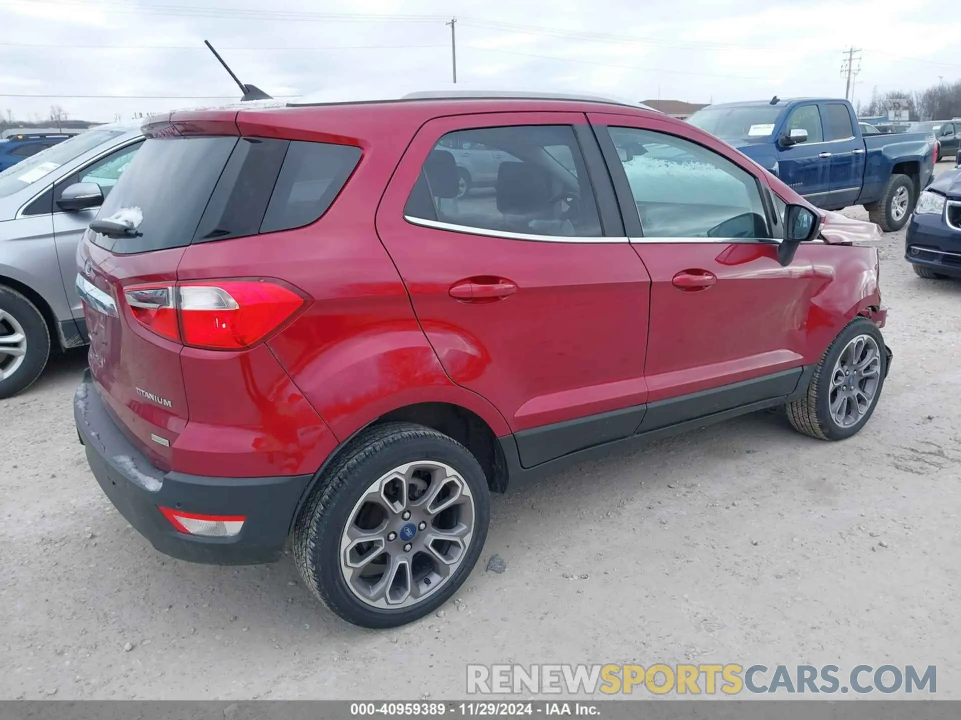 4 Photograph of a damaged car MAJ3S2KEXKC291335 FORD ECOSPORT 2019