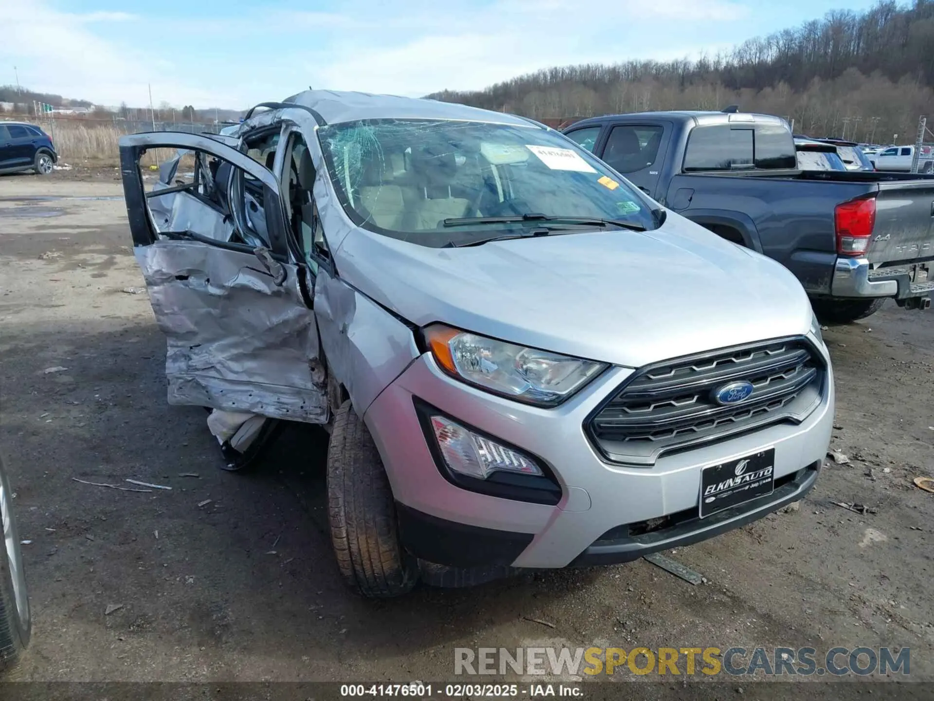 1 Photograph of a damaged car MAJ6S3FL0KC264995 FORD ECOSPORT 2019