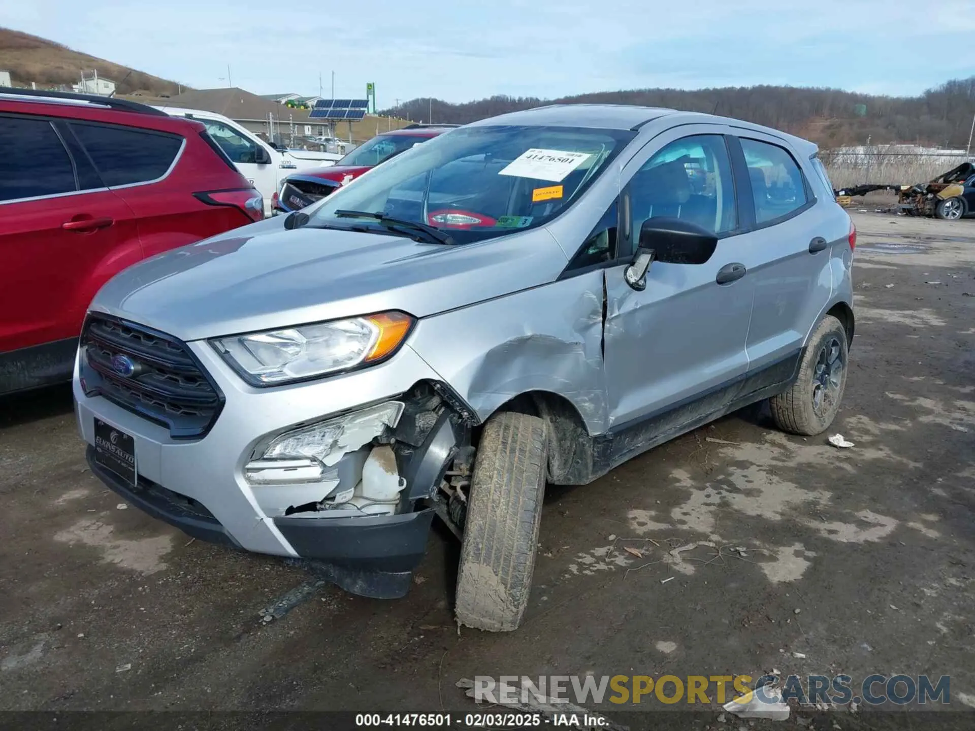 2 Photograph of a damaged car MAJ6S3FL0KC264995 FORD ECOSPORT 2019