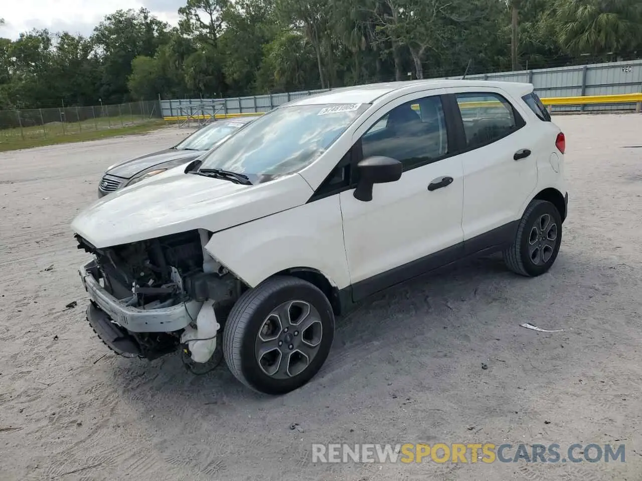 1 Photograph of a damaged car MAJ6S3FL4KC252848 FORD ECOSPORT 2019