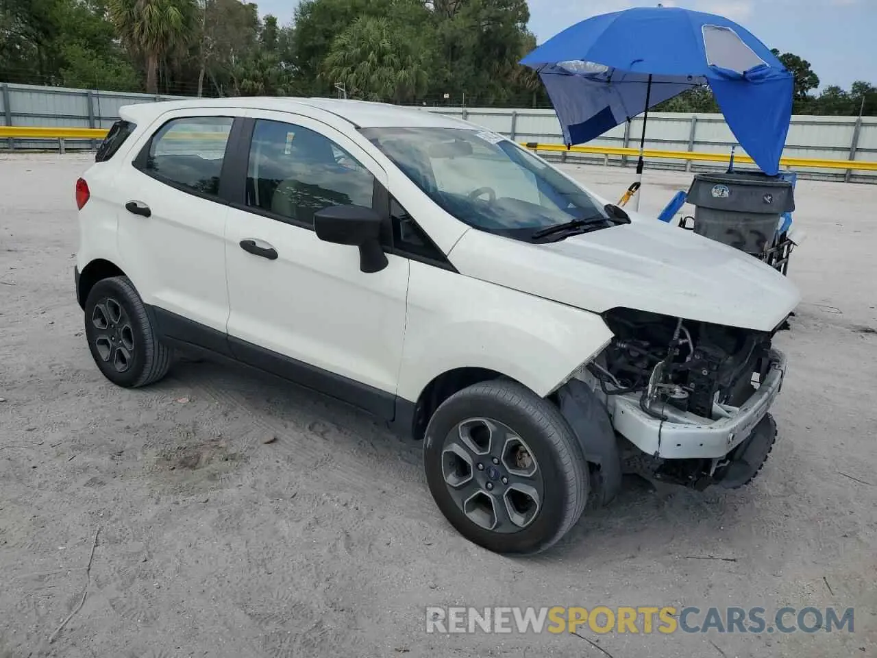 4 Photograph of a damaged car MAJ6S3FL4KC252848 FORD ECOSPORT 2019