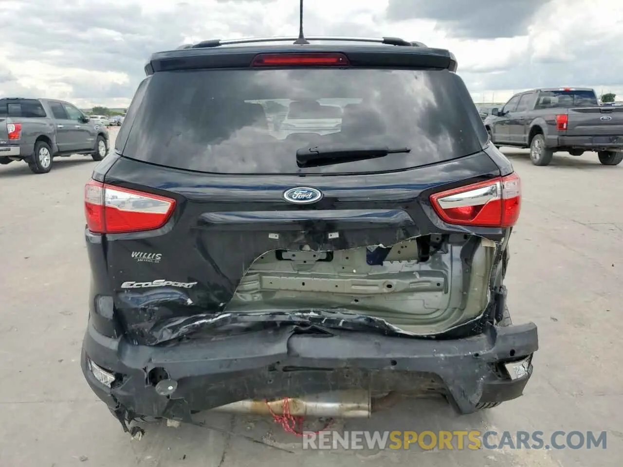 6 Photograph of a damaged car MAJ6S3GL0KC259858 FORD ECOSPORT 2019