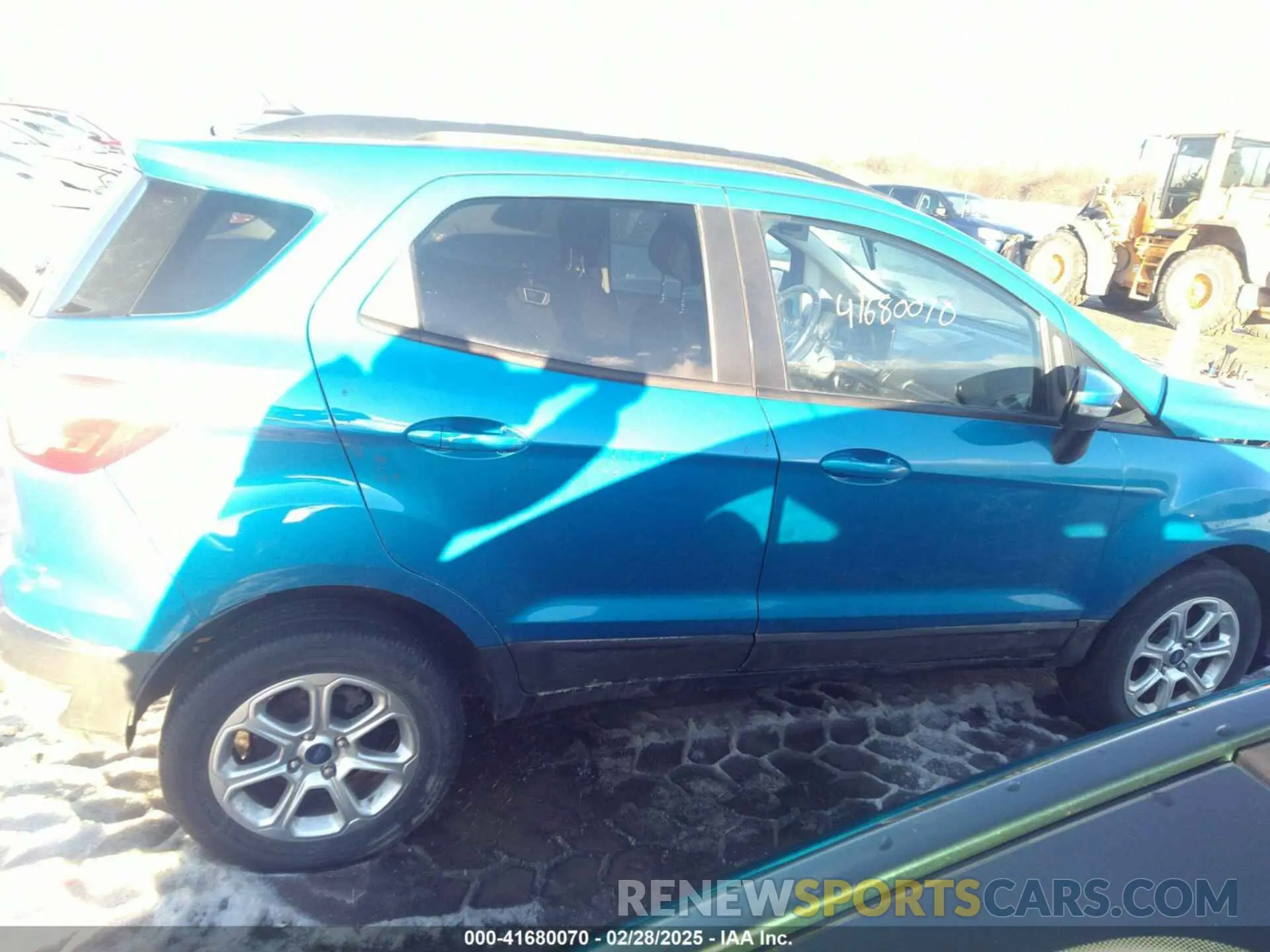13 Photograph of a damaged car MAJ6S3GL0KC270598 FORD ECOSPORT 2019