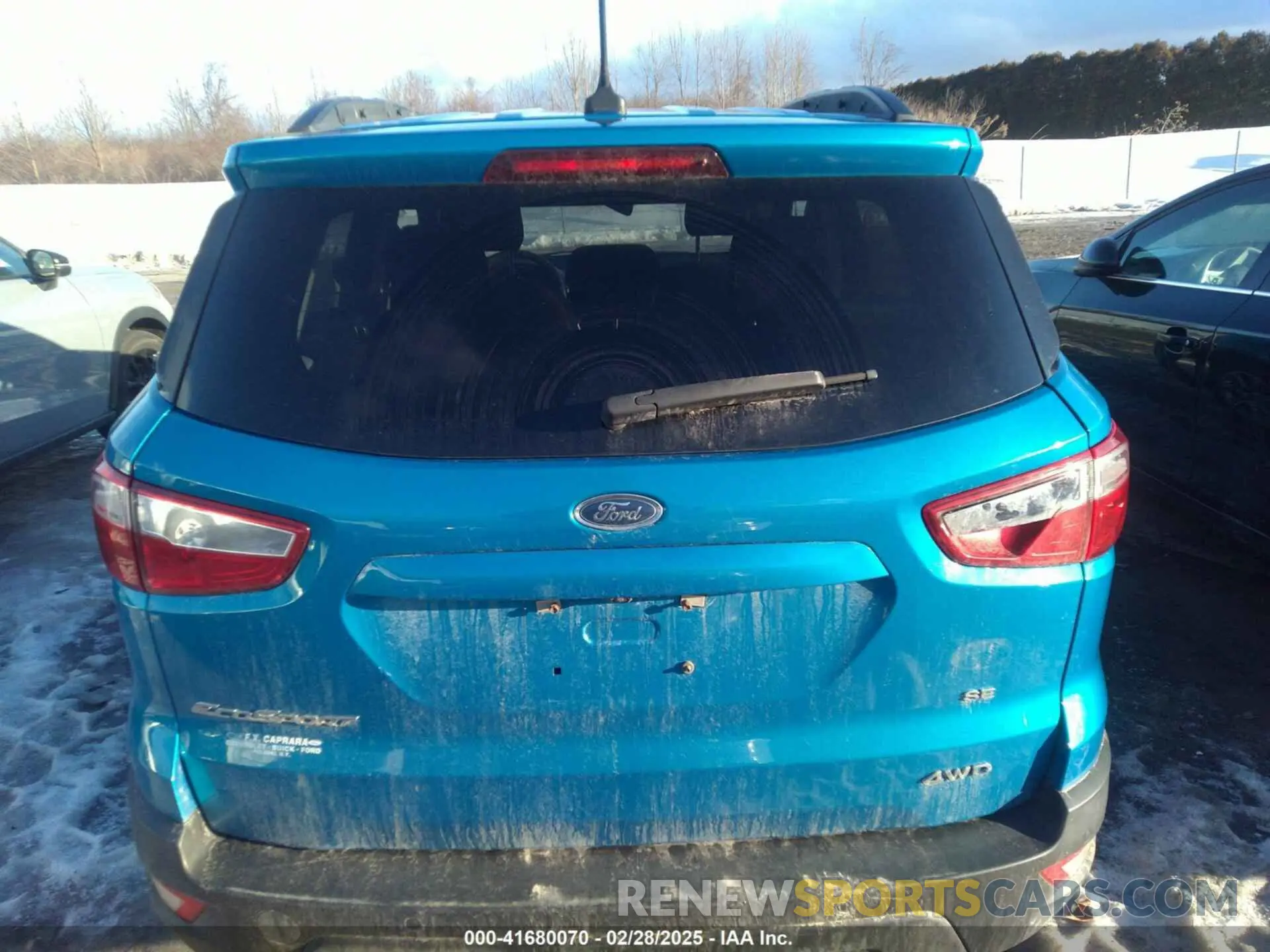 16 Photograph of a damaged car MAJ6S3GL0KC270598 FORD ECOSPORT 2019