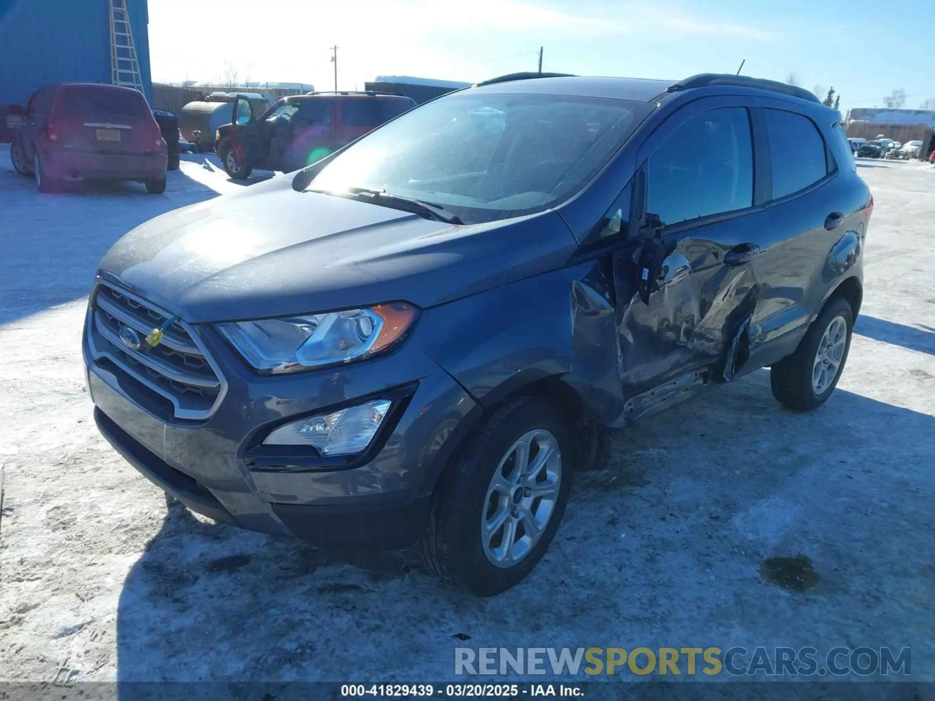 2 Photograph of a damaged car MAJ6S3GL0KC278751 FORD ECOSPORT 2019