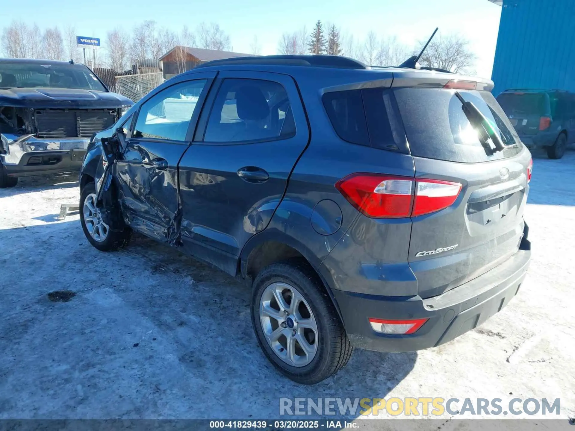 3 Photograph of a damaged car MAJ6S3GL0KC278751 FORD ECOSPORT 2019