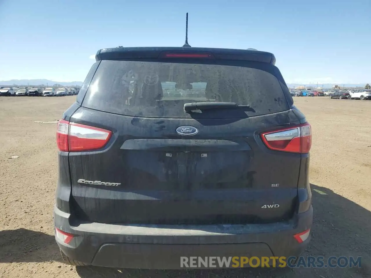 6 Photograph of a damaged car MAJ6S3GL0KC289524 FORD ECOSPORT 2019