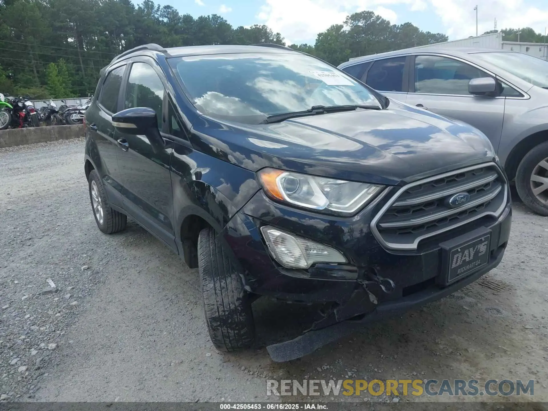 1 Photograph of a damaged car MAJ6S3GL0KC292827 FORD ECOSPORT 2019