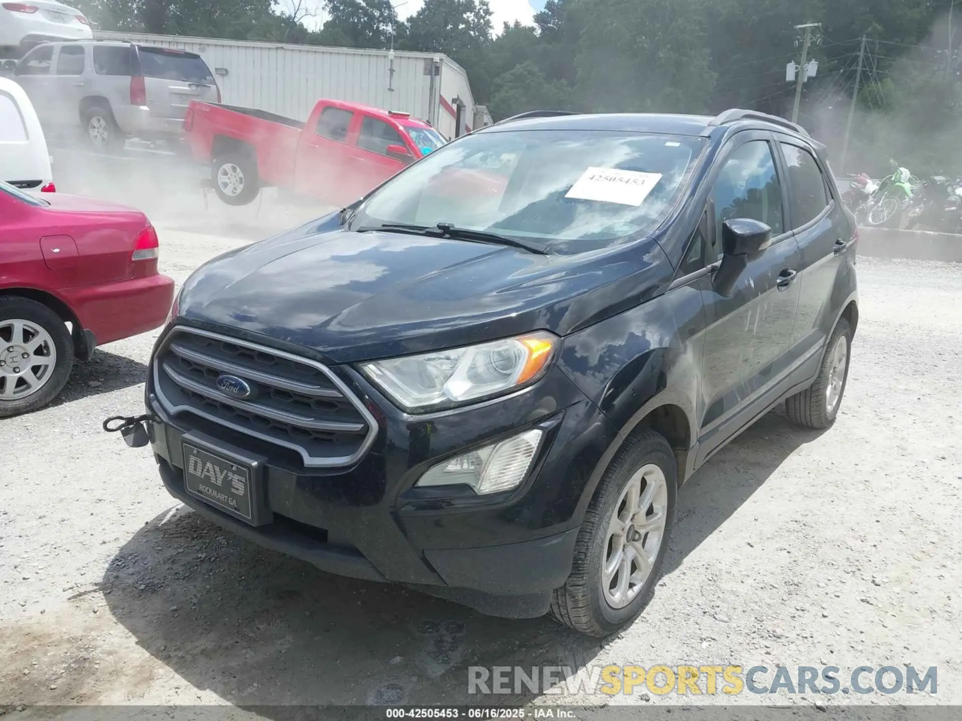 2 Photograph of a damaged car MAJ6S3GL0KC292827 FORD ECOSPORT 2019
