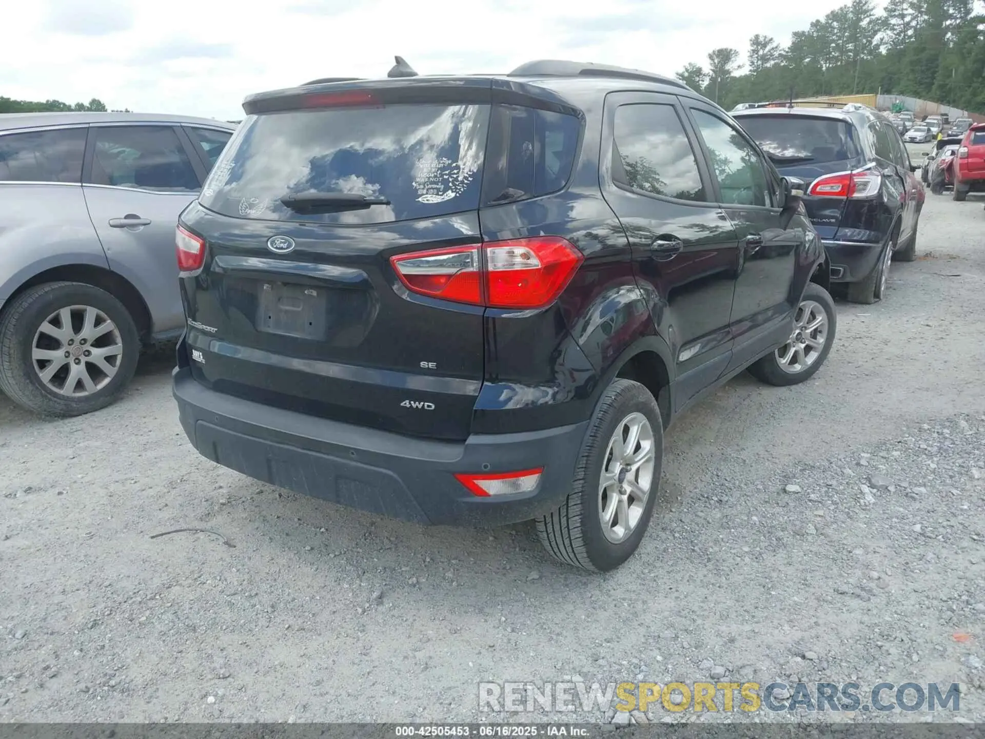 4 Photograph of a damaged car MAJ6S3GL0KC292827 FORD ECOSPORT 2019