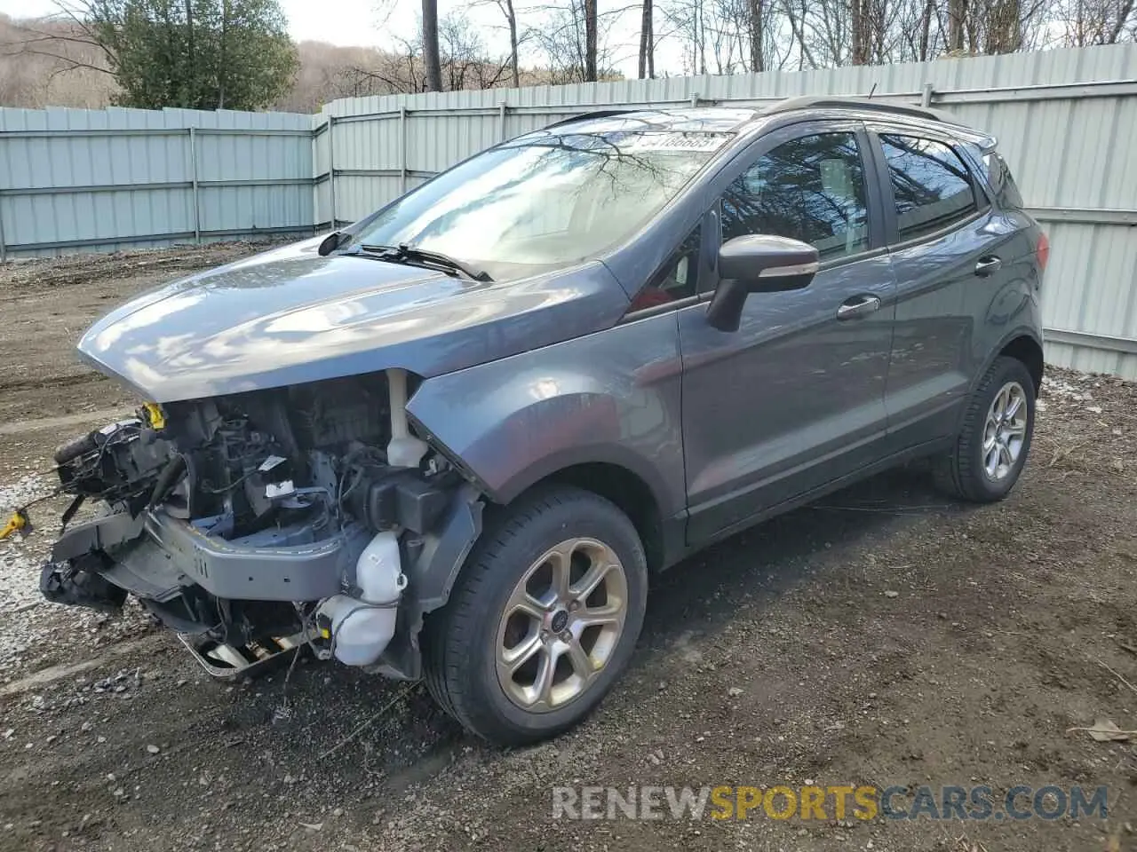 1 Photograph of a damaged car MAJ6S3GL1KC264079 FORD ECOSPORT 2019