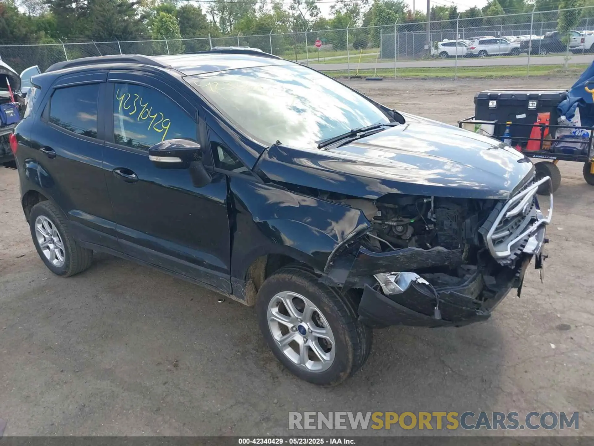 1 Photograph of a damaged car MAJ6S3GL1KC269539 FORD ECOSPORT 2019