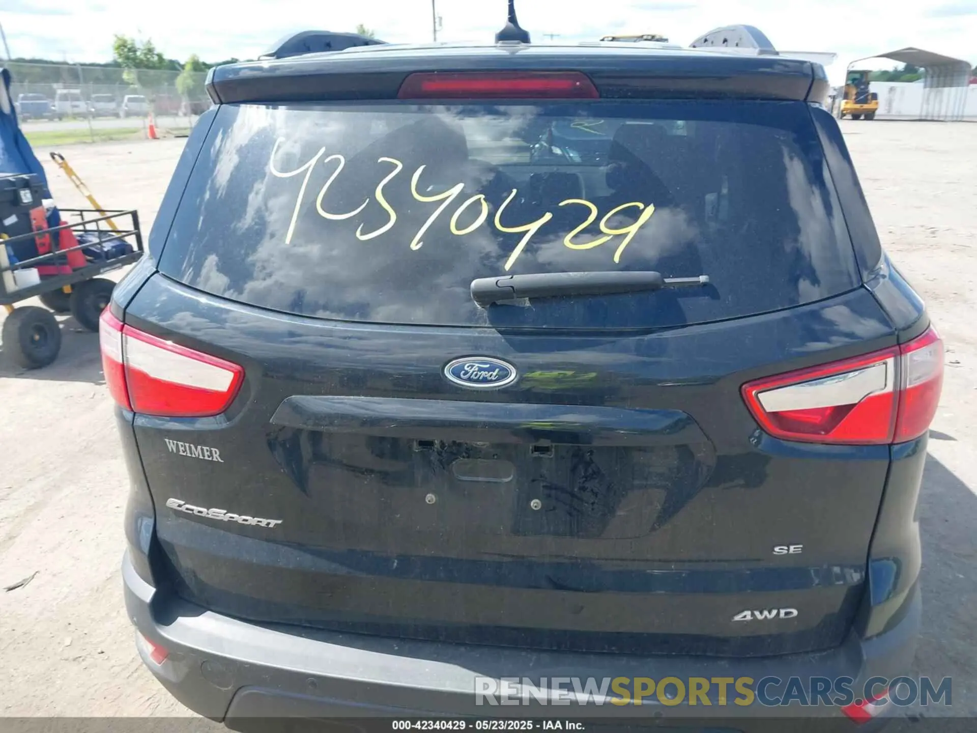 16 Photograph of a damaged car MAJ6S3GL1KC269539 FORD ECOSPORT 2019
