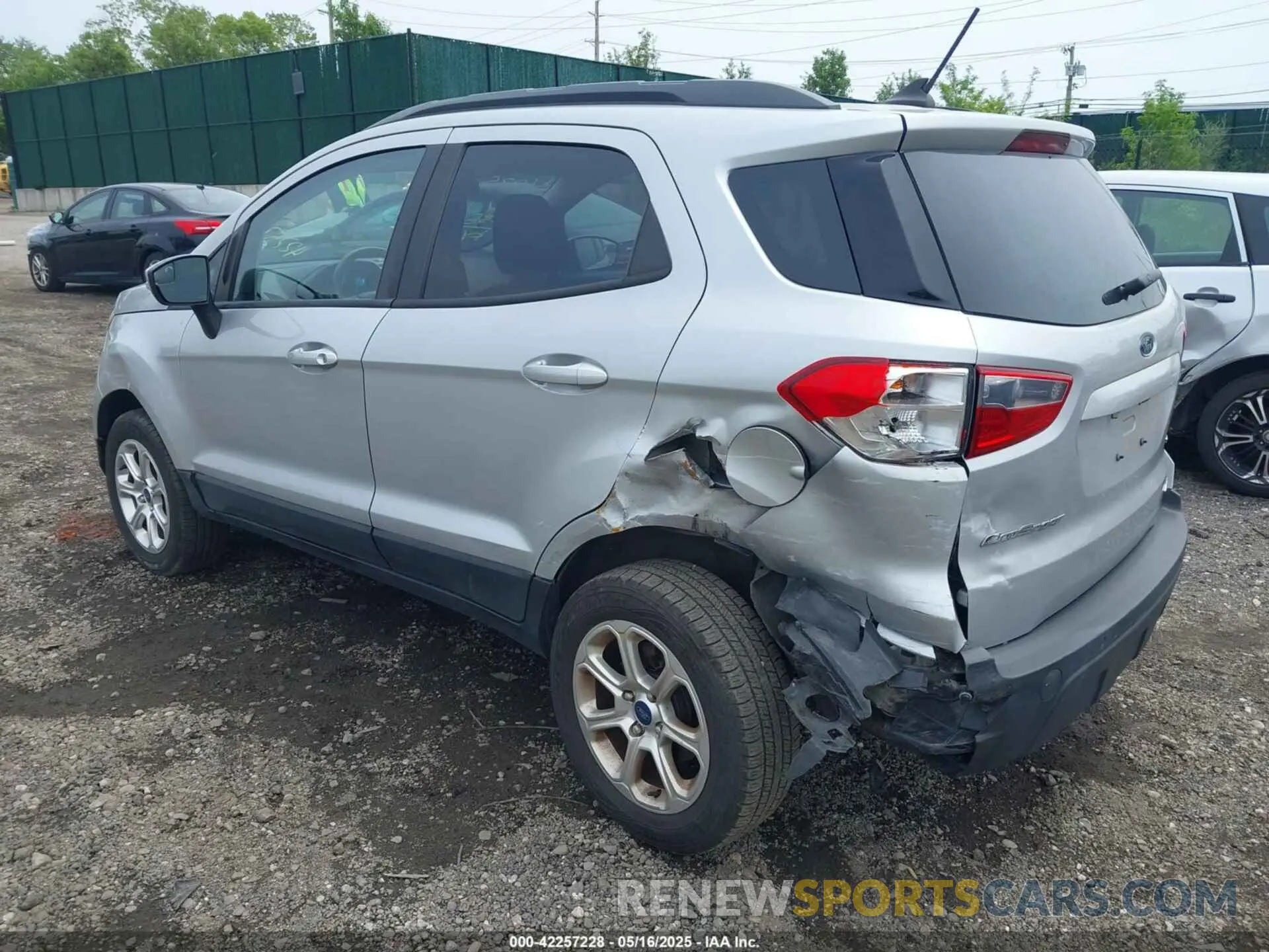 3 Photograph of a damaged car MAJ6S3GL1KC270741 FORD ECOSPORT 2019