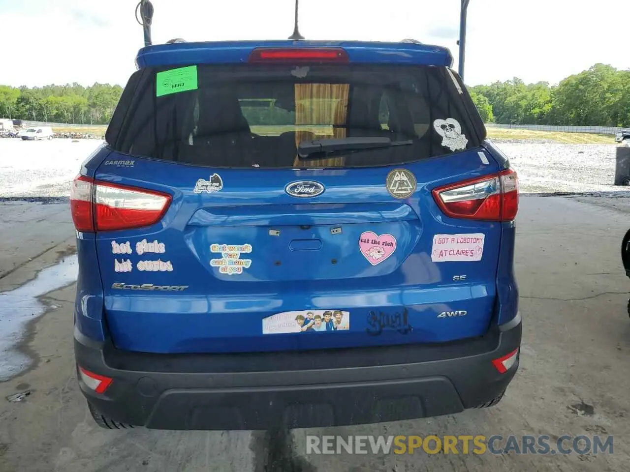 6 Photograph of a damaged car MAJ6S3GL1KC295316 FORD ECOSPORT 2019