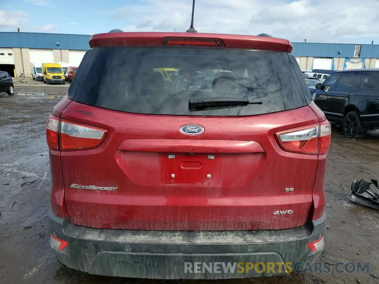6 Photograph of a damaged car MAJ6S3GL2KC257335 FORD ECOSPORT 2019