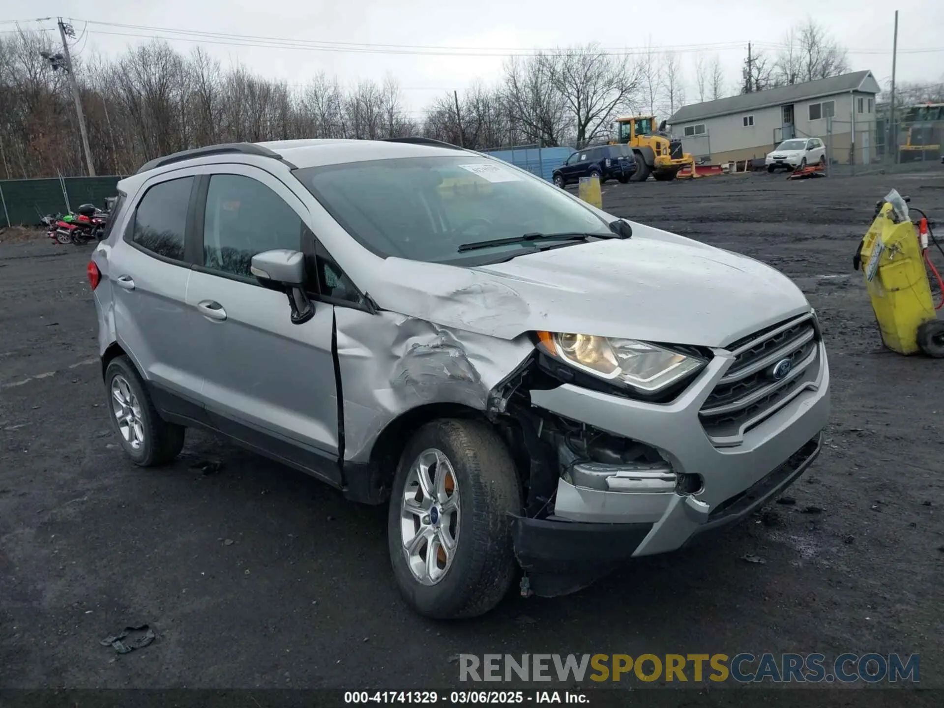 1 Photograph of a damaged car MAJ6S3GL2KC263846 FORD ECOSPORT 2019