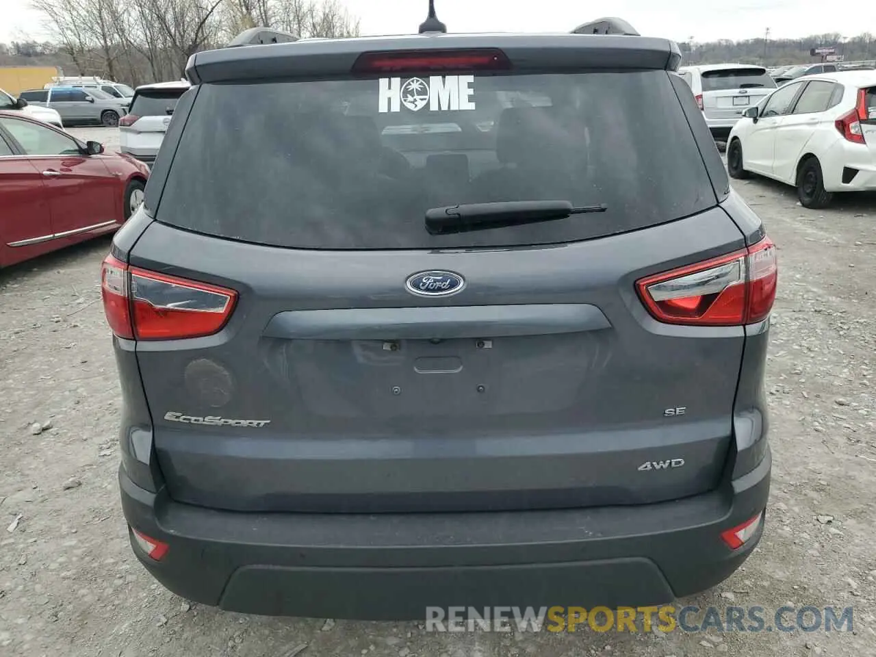 6 Photograph of a damaged car MAJ6S3GL2KC290142 FORD ECOSPORT 2019